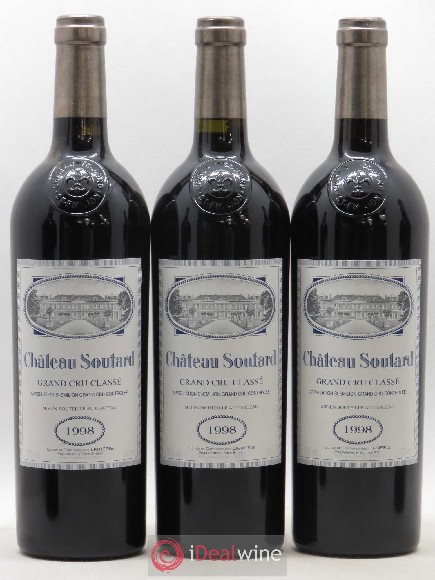 Château Soutard Grand Cru Classé 1998 - Lot de 12 bouteilles - 4