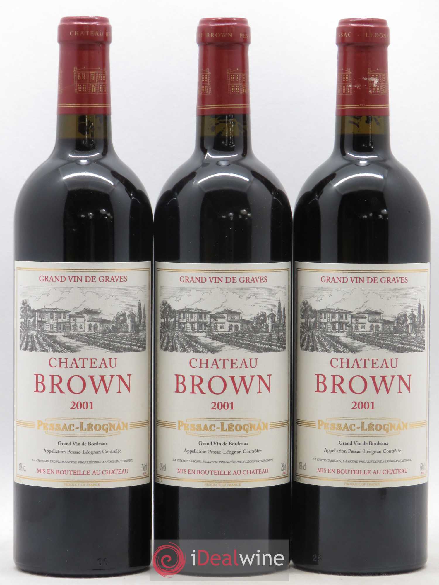 Château Brown 2001 - Lot de 12 bouteilles - 3