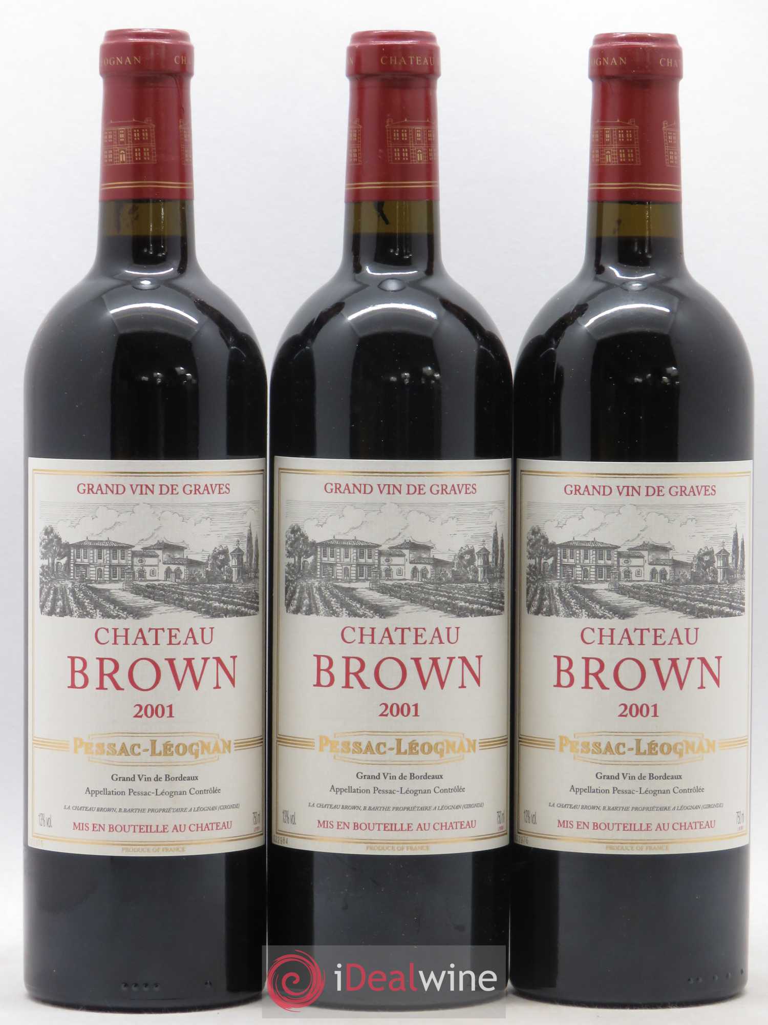 Château Brown 2001 - Lot de 12 bouteilles - 4