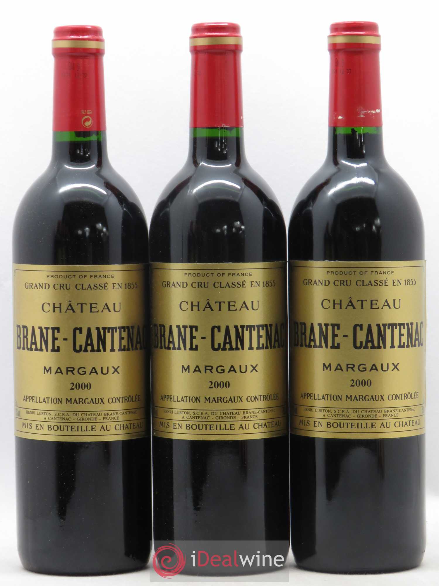 Château Brane Cantenac 2ème Grand Cru Classé 2000 - Lotto di 12 bottiglie - 2