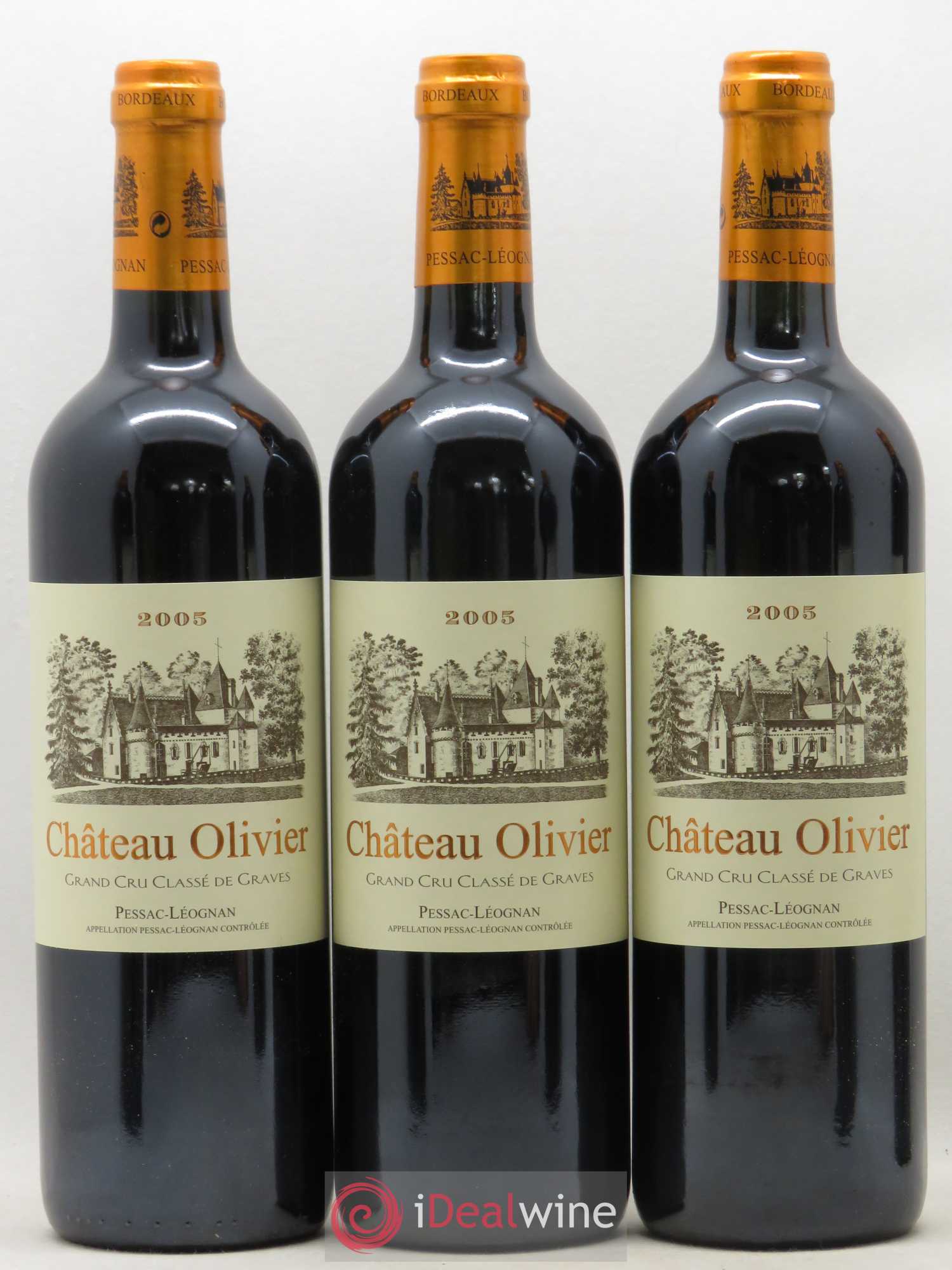 Château Olivier Cru Classé de Graves 2005 - Lot de 6 bouteilles - 1