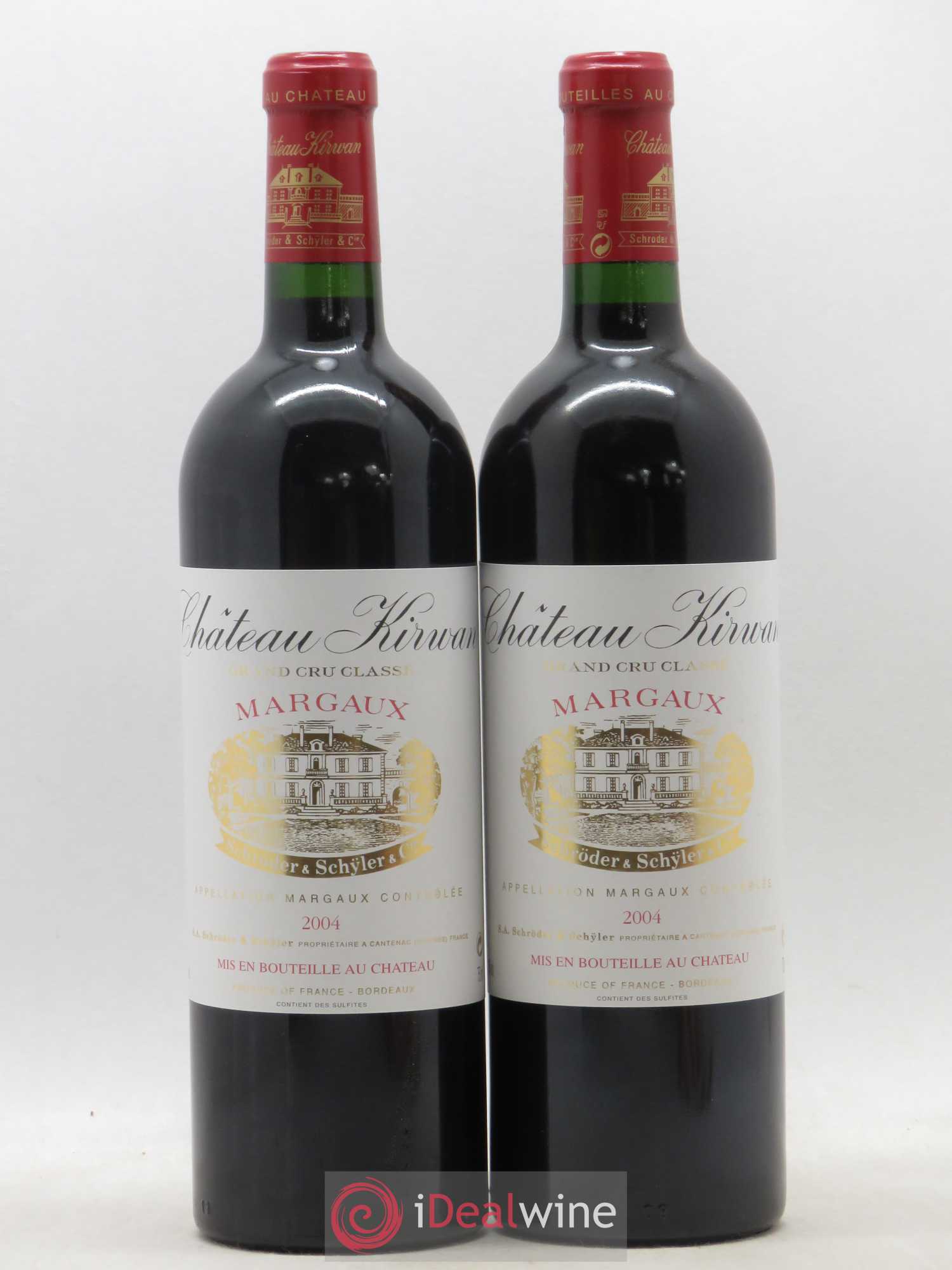 Château Kirwan 3ème Grand Cru Classé 2004 - Lot de 2 bouteilles - 0