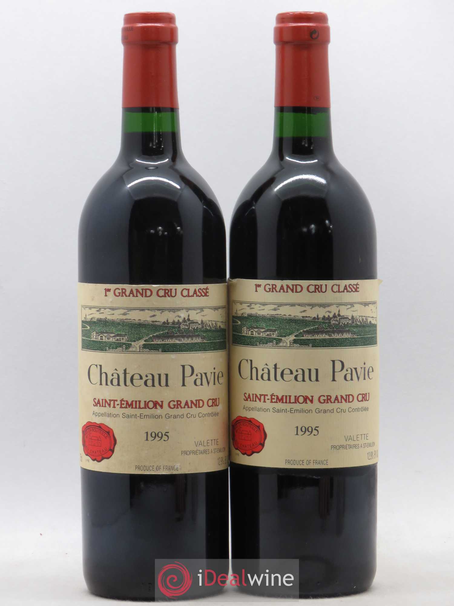 Château Pavie 1er Grand Cru Classé A 1995 - Lot de 2 bouteilles - 0