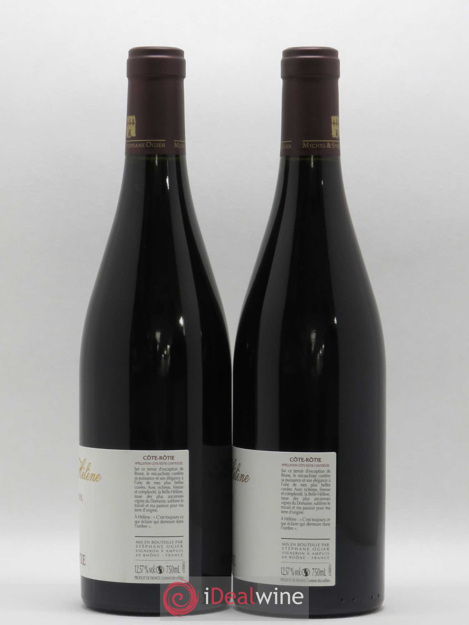 Côte-Rôtie La Belle Hélène Stéphane Ogier 2012 - Lot de 2 bouteilles - 1