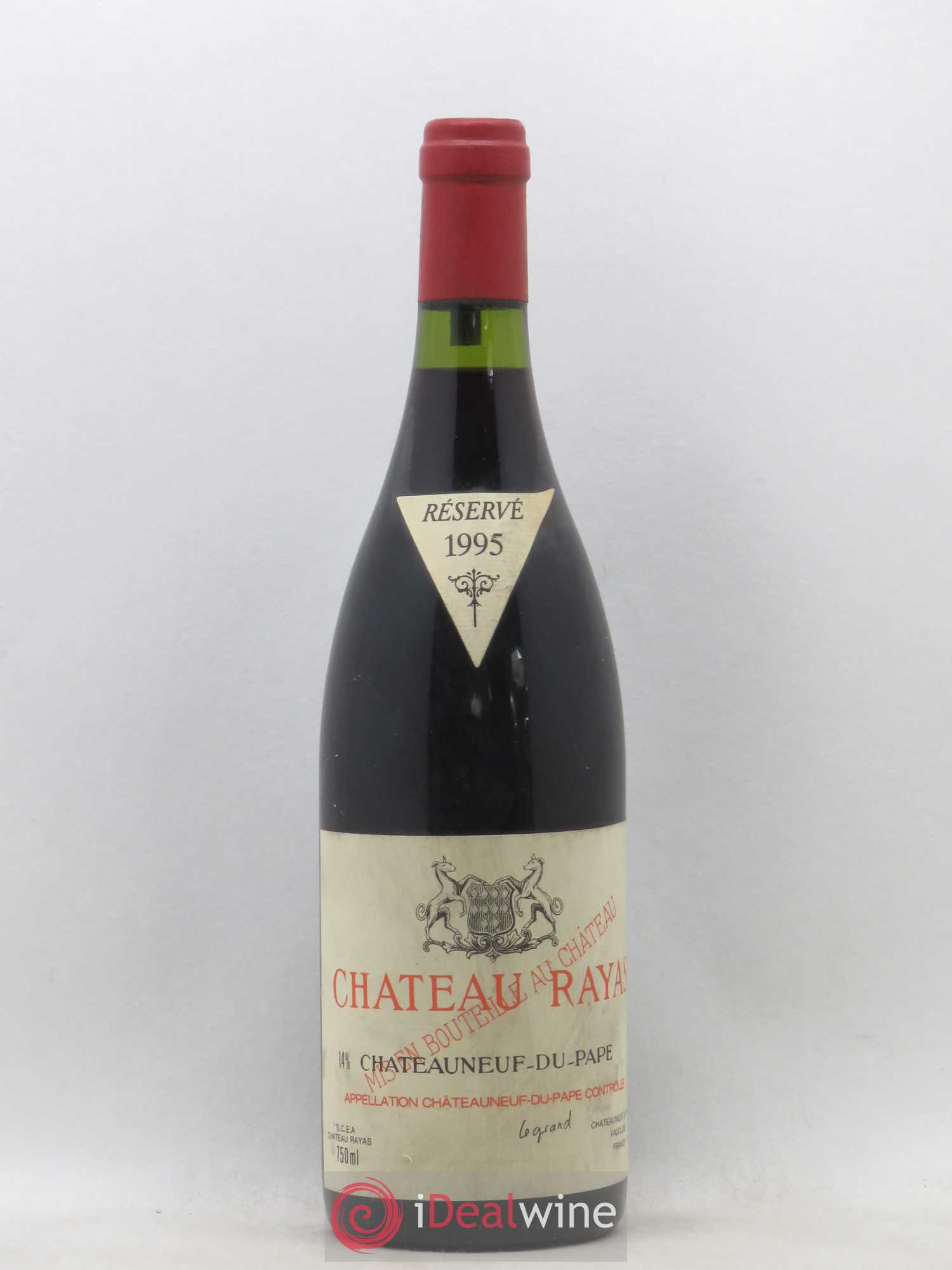 Châteauneuf-du-Pape Château Rayas Emmanuel Reynaud 1995 - Lot de 1 bouteille - 0