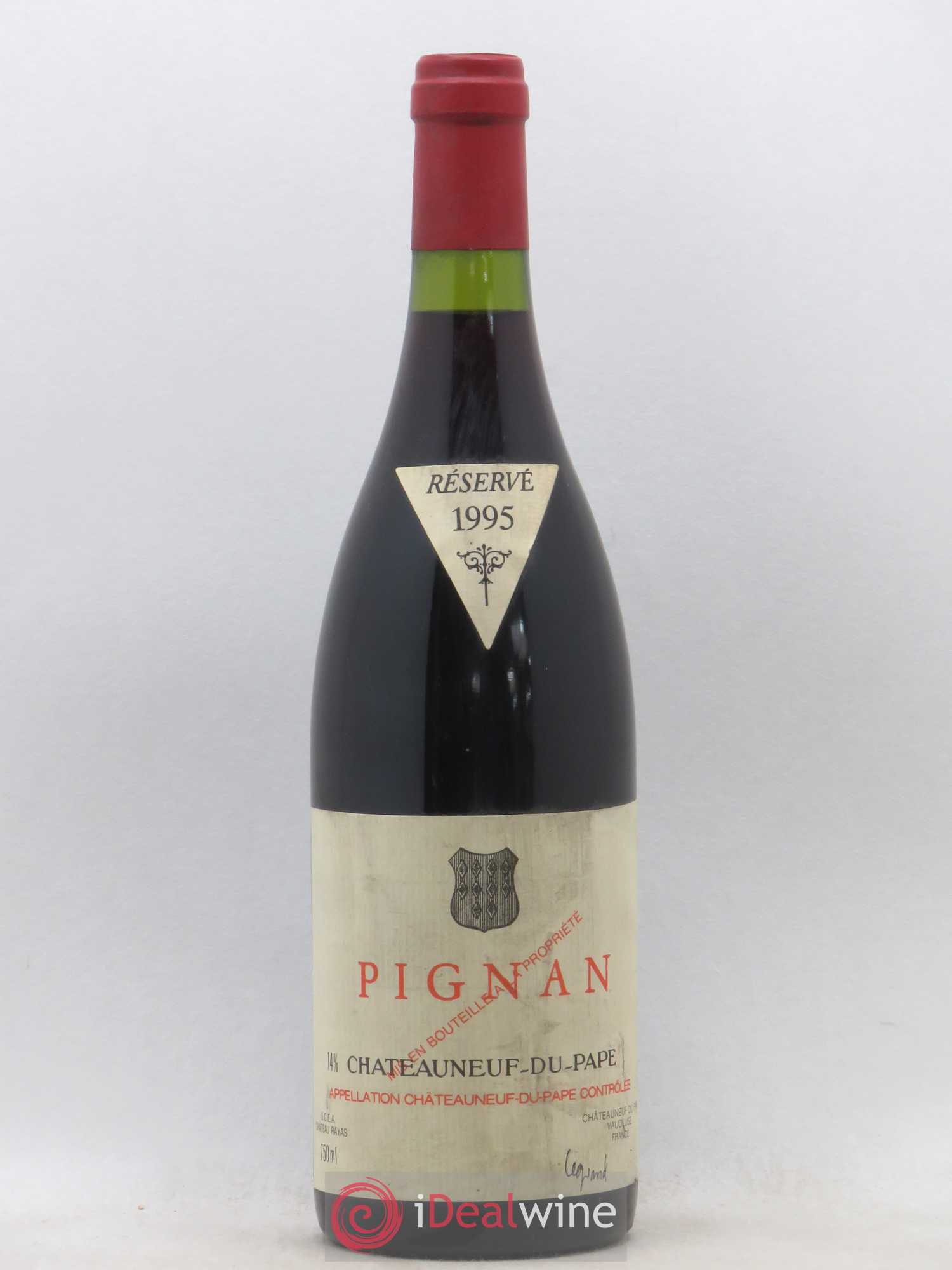 Châteauneuf-du-Pape Domaine de Pignan 1995 - Lot de 1 bouteille - 0