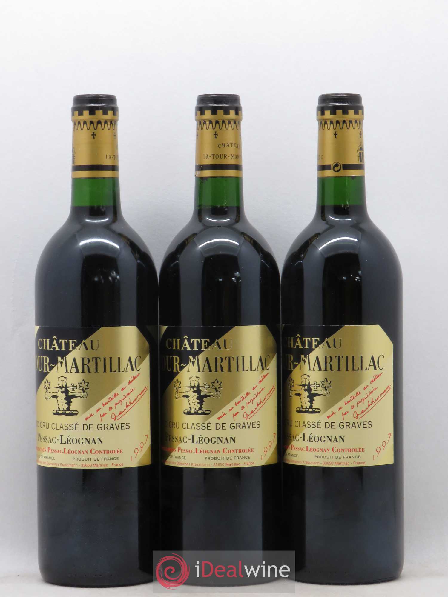 Château Latour-Martillac Cru Classé de Graves 1997 - Lot de 12 bouteilles - 4