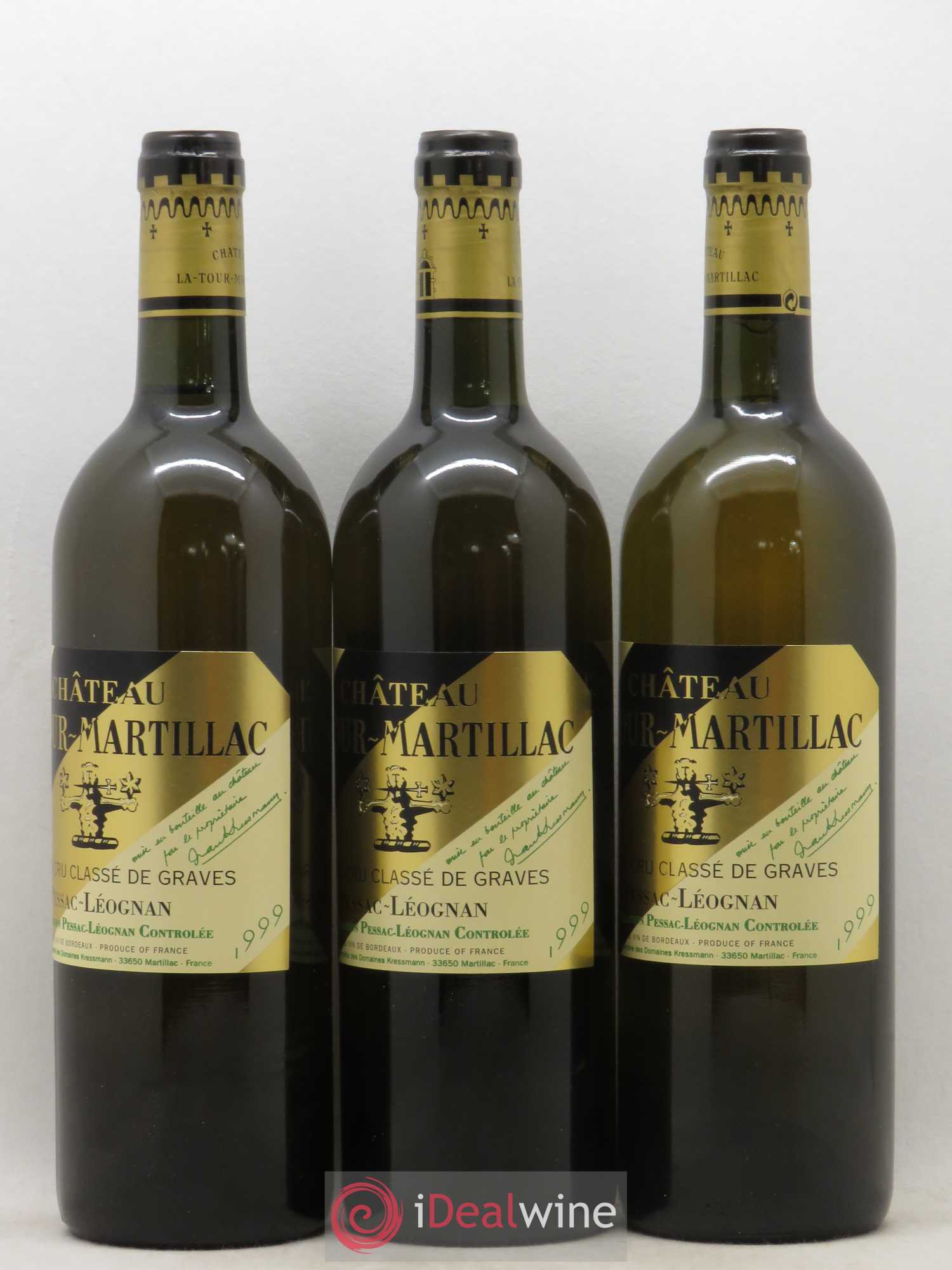 Château Latour-Martillac Cru Classé de Graves 1999 - Lot de 12 bouteilles - 1