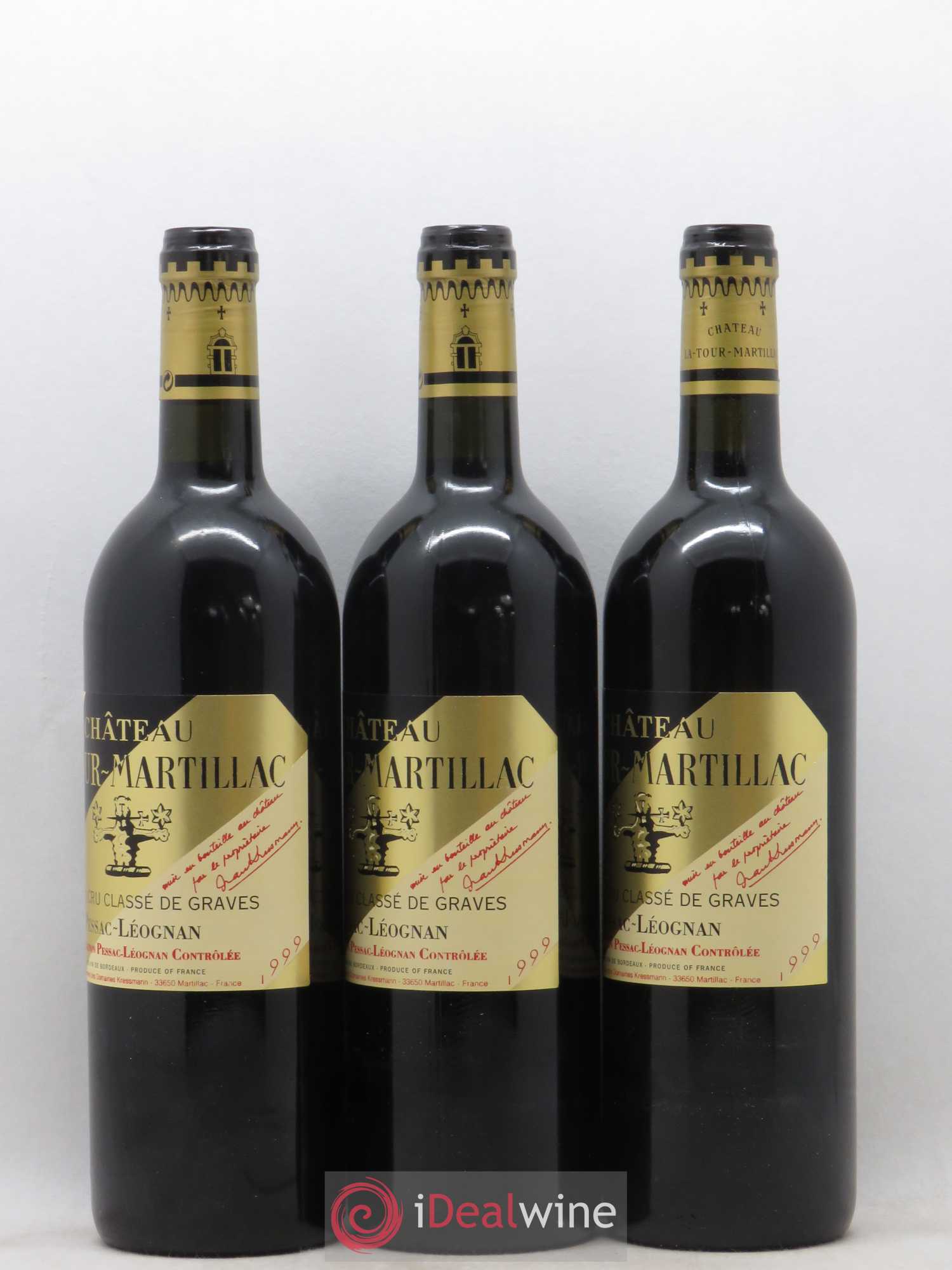 Château Latour-Martillac Cru Classé de Graves 1999 - Lot de 12 bouteilles - 1