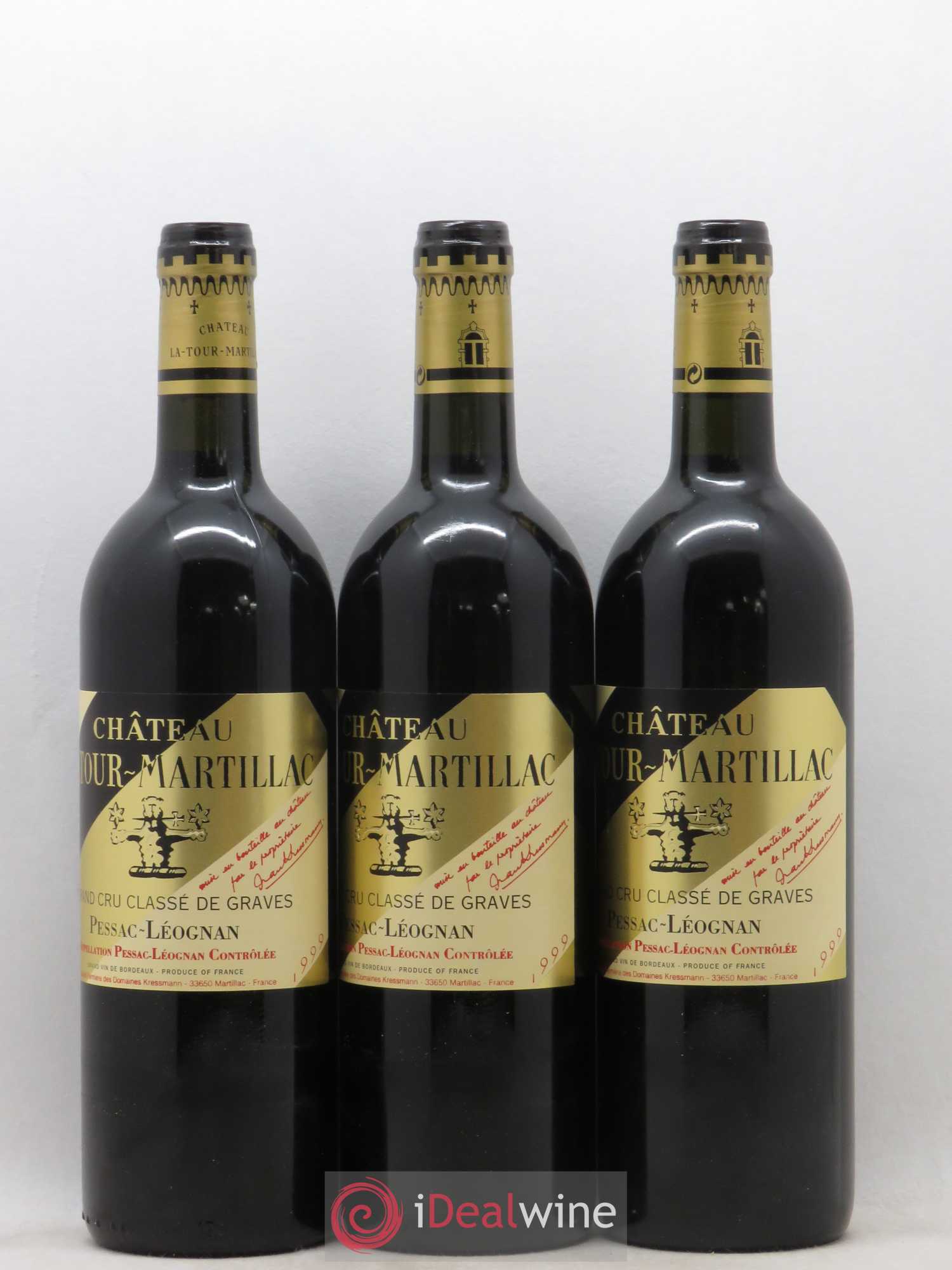 Château Latour-Martillac Cru Classé de Graves 1999 - Lot de 12 bouteilles - 2