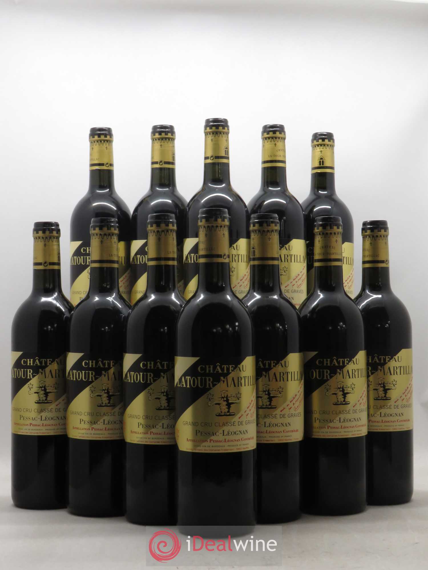 Château Latour-Martillac Cru Classé de Graves 1999 - Lot de 12 bouteilles - 0