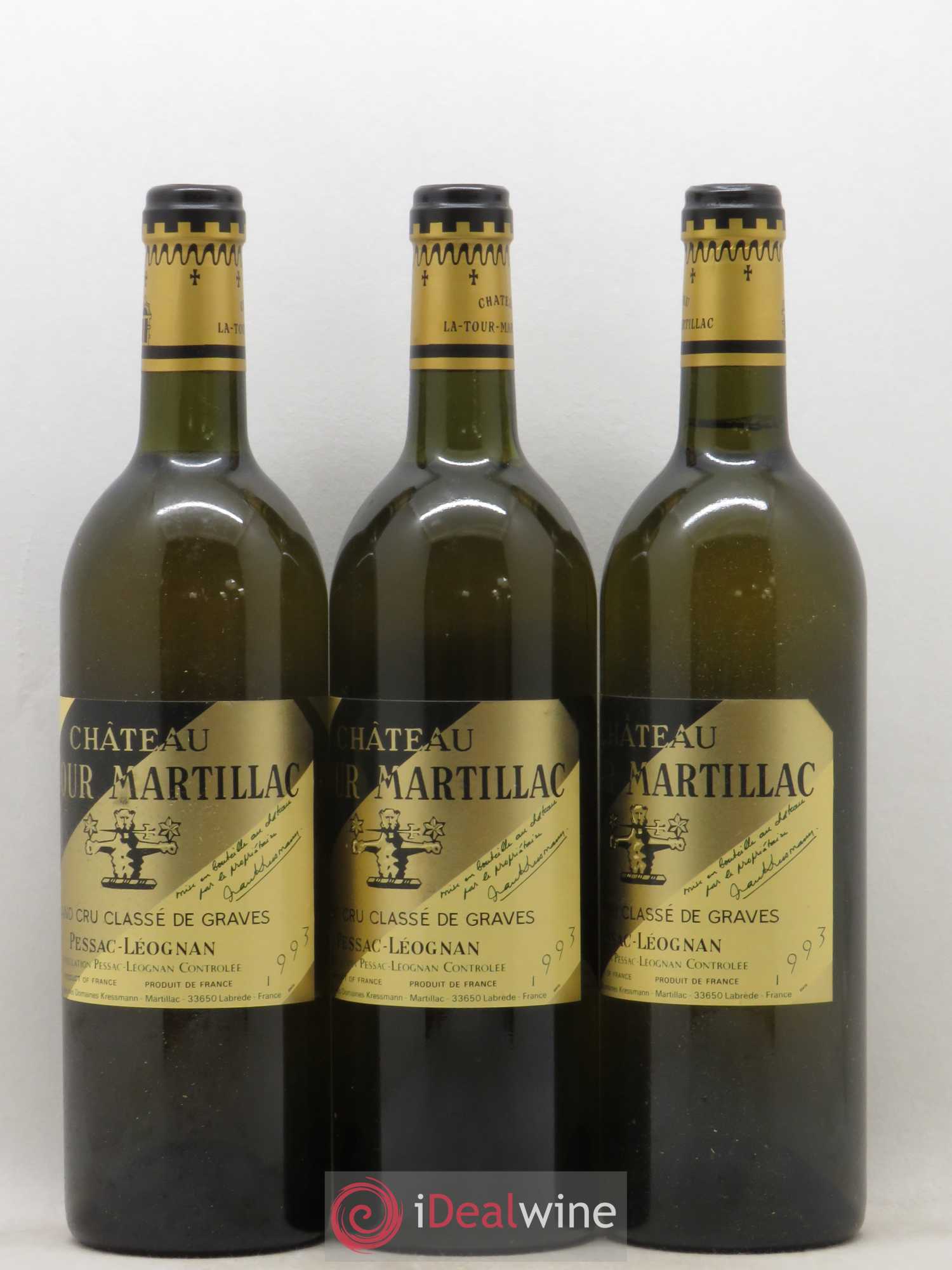 Château Latour-Martillac Cru Classé de Graves  (sans prix de réserve) 1993 - Lot de 12 bouteilles - 2