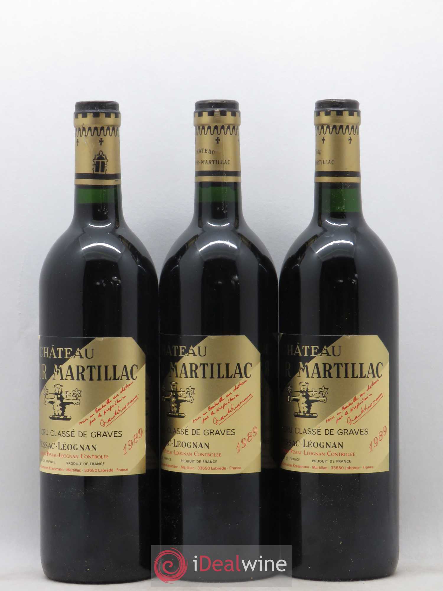Château Latour-Martillac Cru Classé de Graves 1989 - Lot de 12 bouteilles - 4