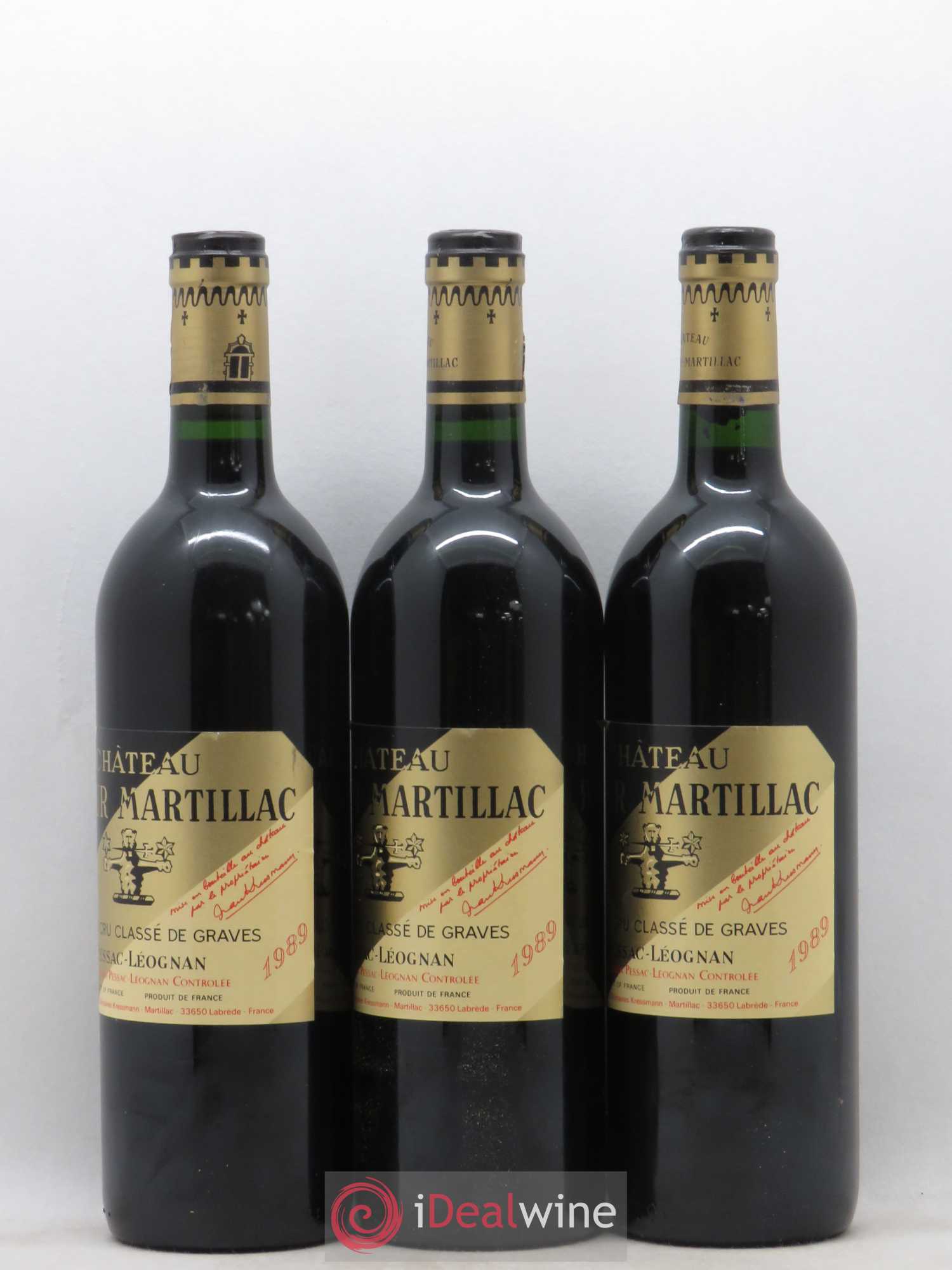 Château Latour-Martillac Cru Classé de Graves 1989 - Lot de 12 bouteilles - 4