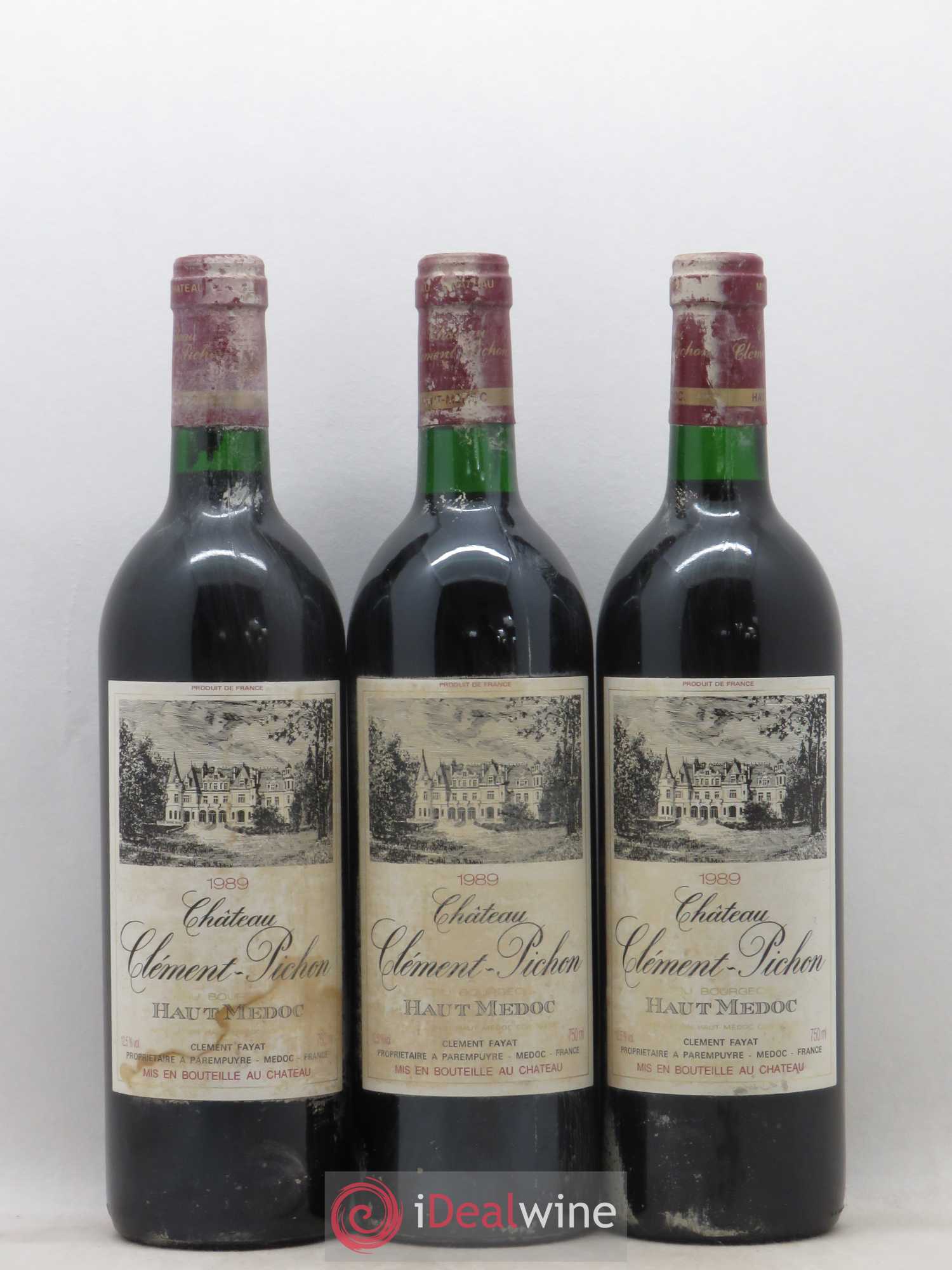 Château Clément-Pichon Cru Bourgeois 1989 - Lot de 12 bouteilles - 4