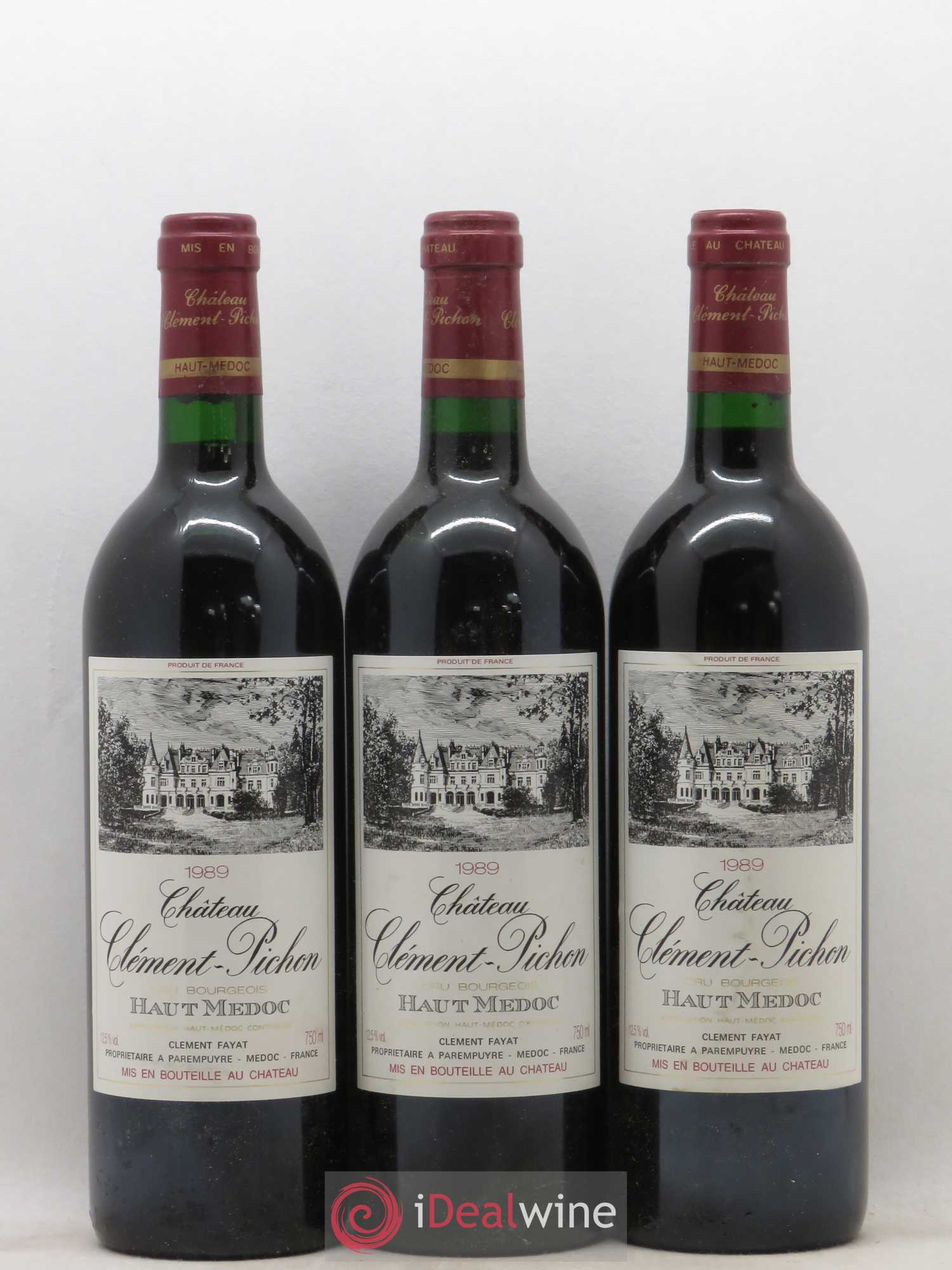 Château Clément-Pichon Cru Bourgeois (sans prix de réserve) 1989 - Lot de 12 bouteilles - 2
