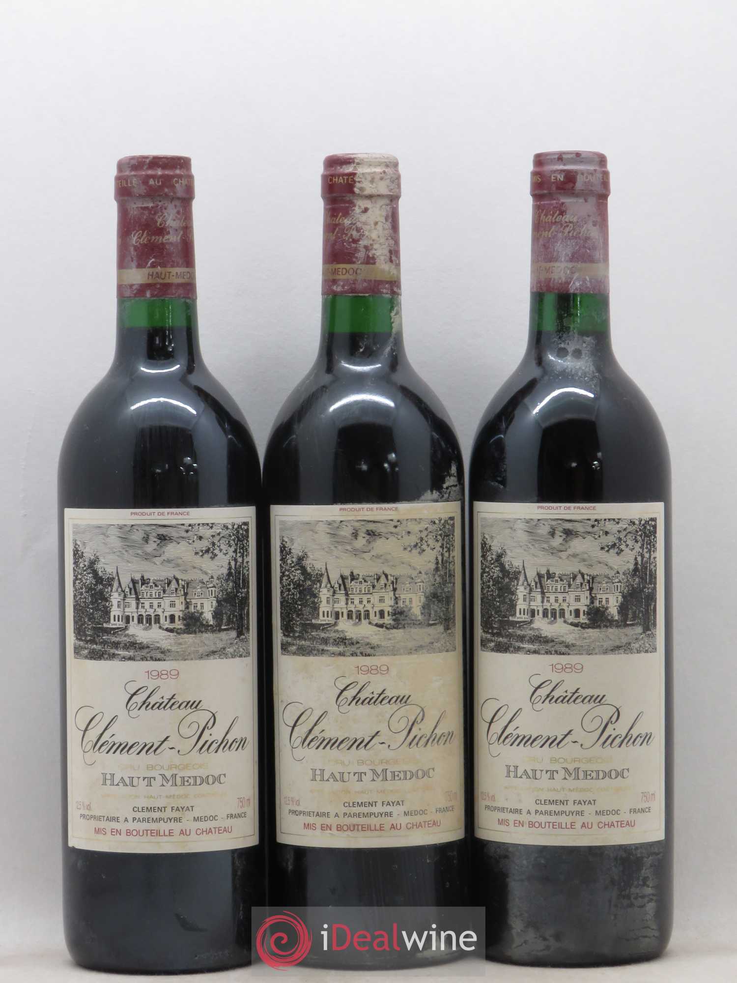 Château Clément-Pichon Cru Bourgeois (sans prix de réserve) 1989 - Lot de 12 bouteilles - 3