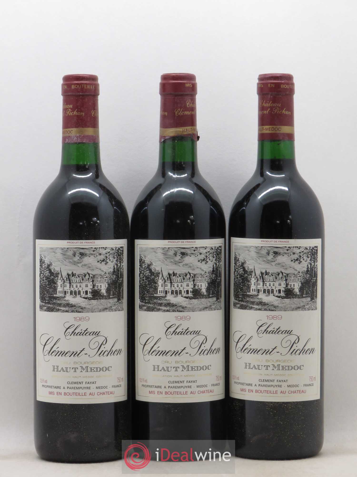 Château Clément-Pichon Cru Bourgeois 1989 - Lot de 12 bouteilles - 4