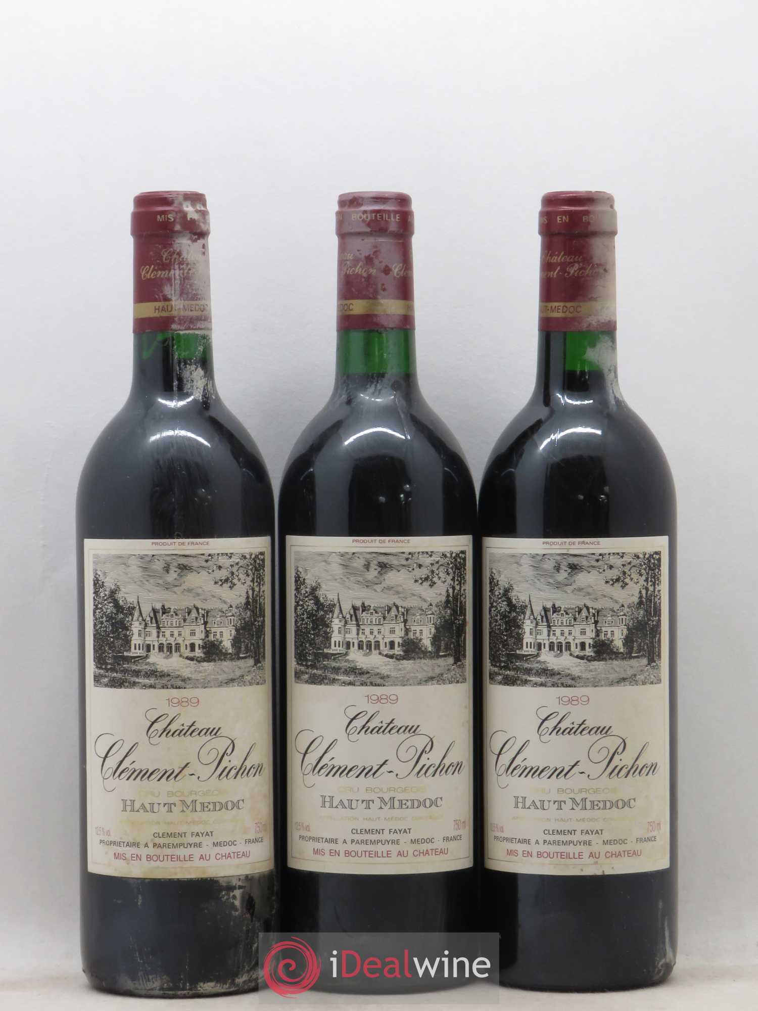 Château Clément-Pichon Cru Bourgeois (sans prix de réserve) 1989 - Lot de 12 bouteilles - 2