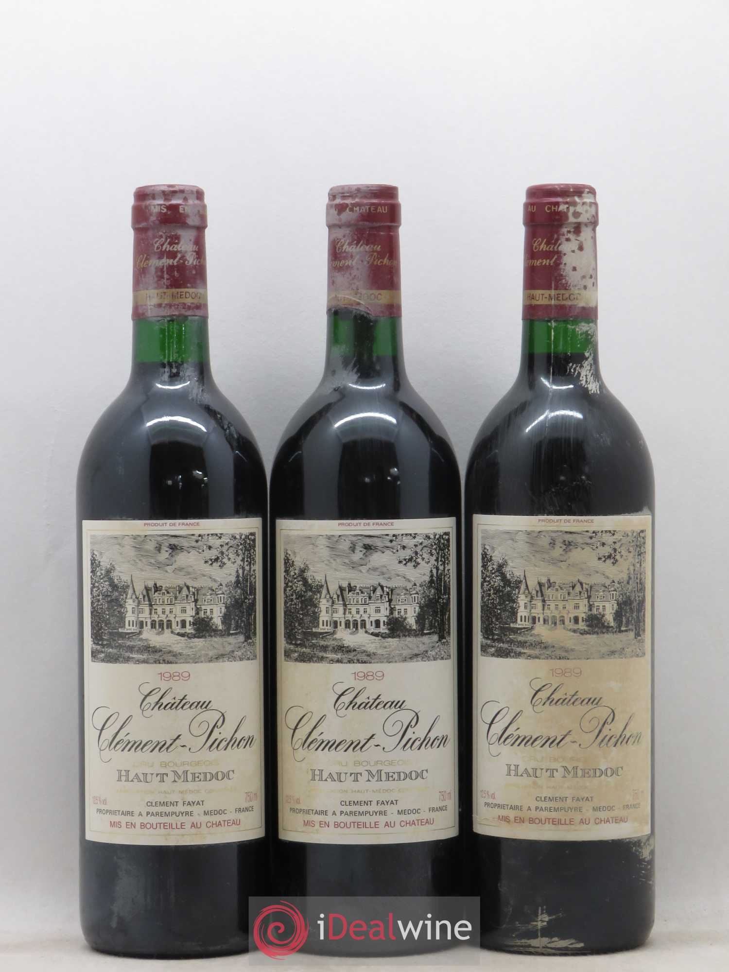Château Clément-Pichon Cru Bourgeois (sans prix de réserve) 1989 - Lot de 12 bouteilles - 3