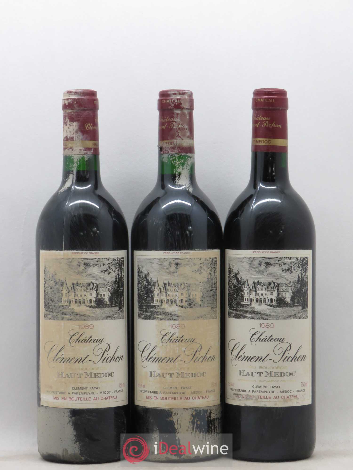 Château Clément-Pichon Cru Bourgeois (sans prix de réserve) 1989 - Lot de 12 bouteilles - 4