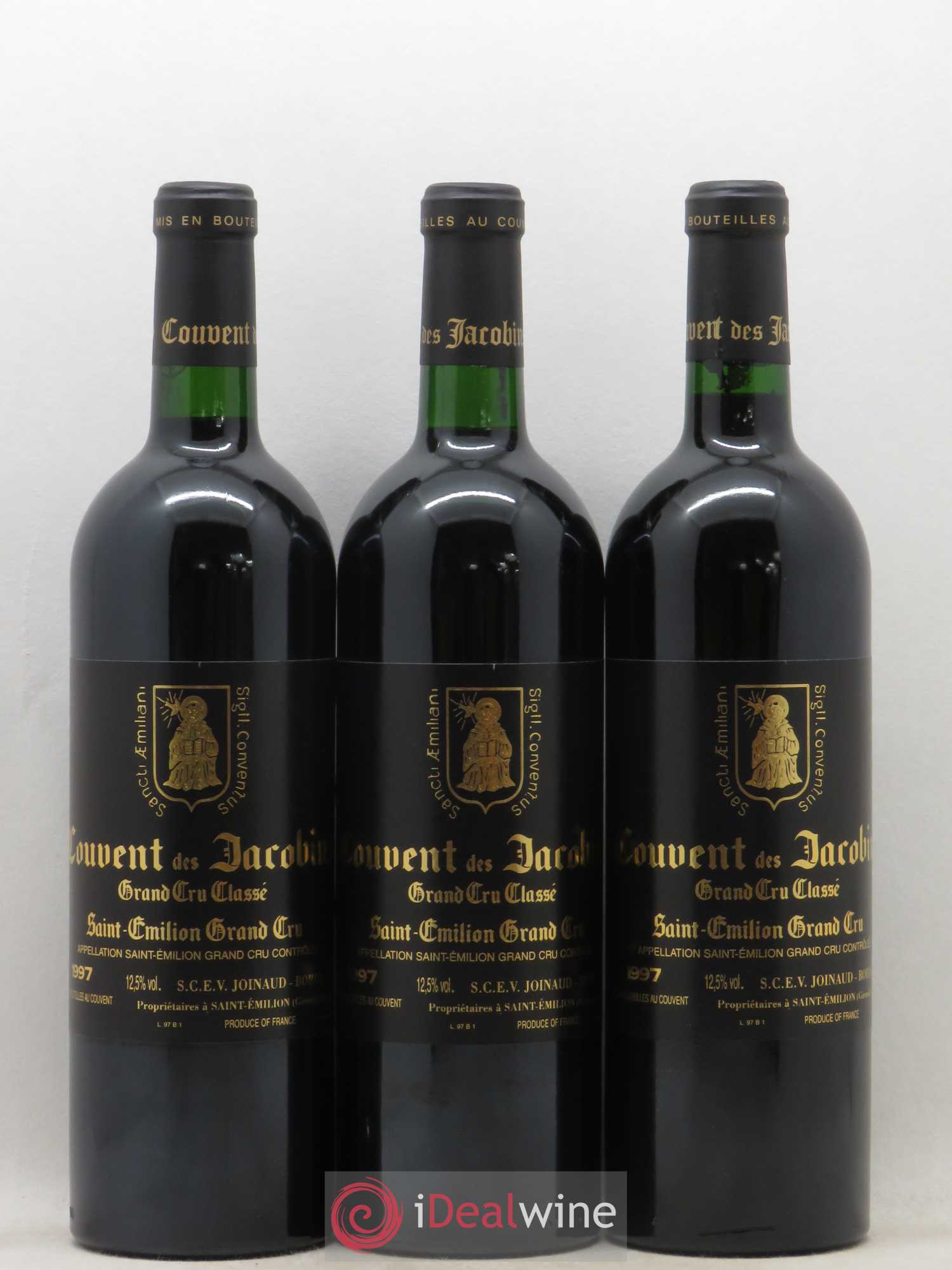 Château Couvent des Jacobins Grand Cru Classé 1997 - Lot de 12 bouteilles - 2