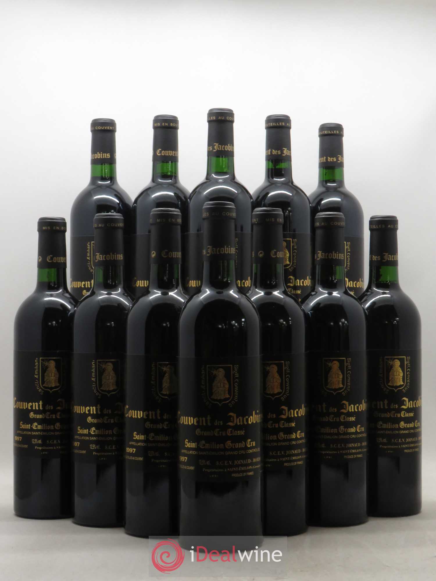 Château Couvent des Jacobins Grand Cru Classé 1997 - Lot de 12 bouteilles - 0