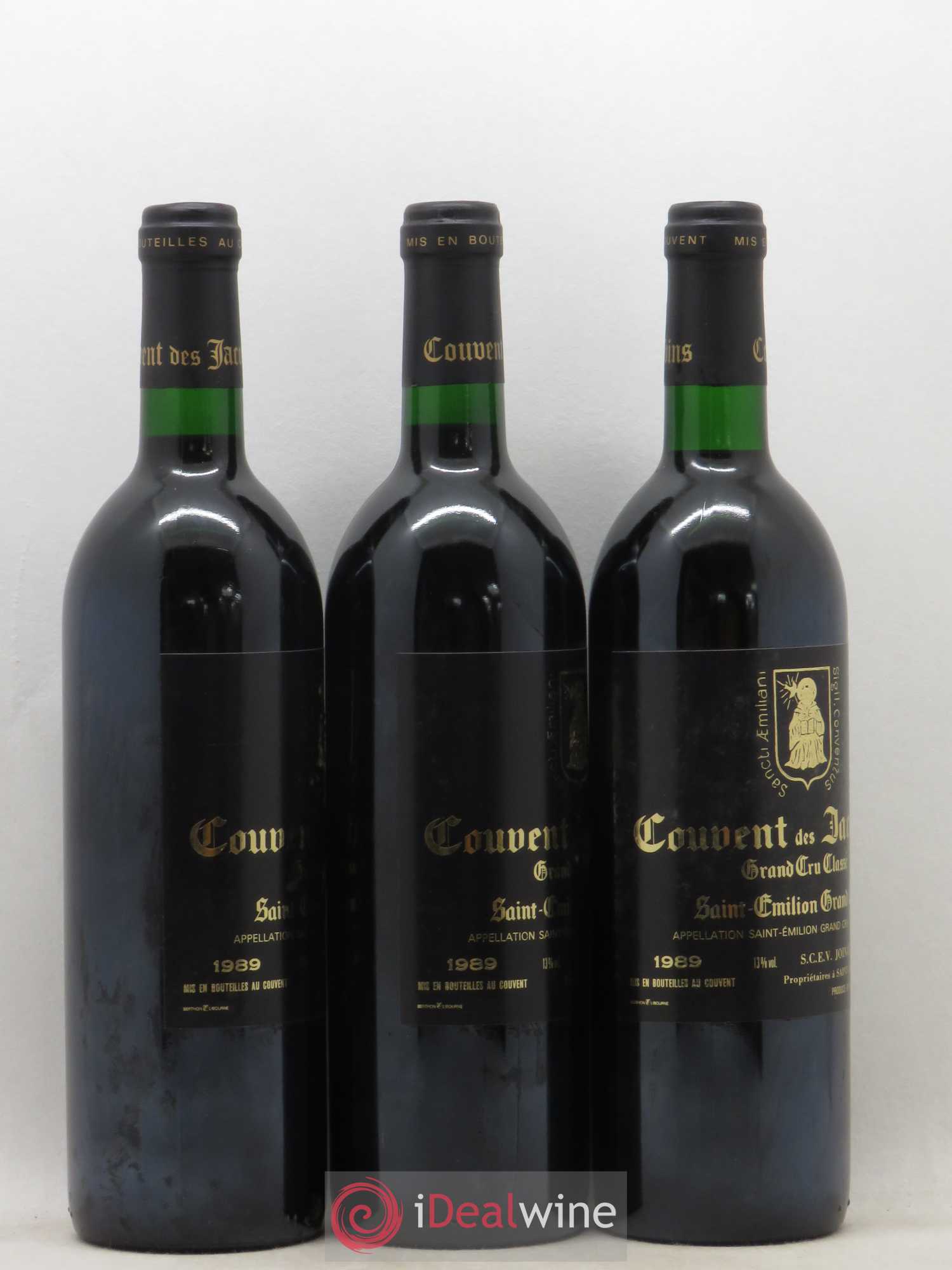 Château Couvent des Jacobins Grand Cru Classé 1989 - Lot de 12 bouteilles - 4