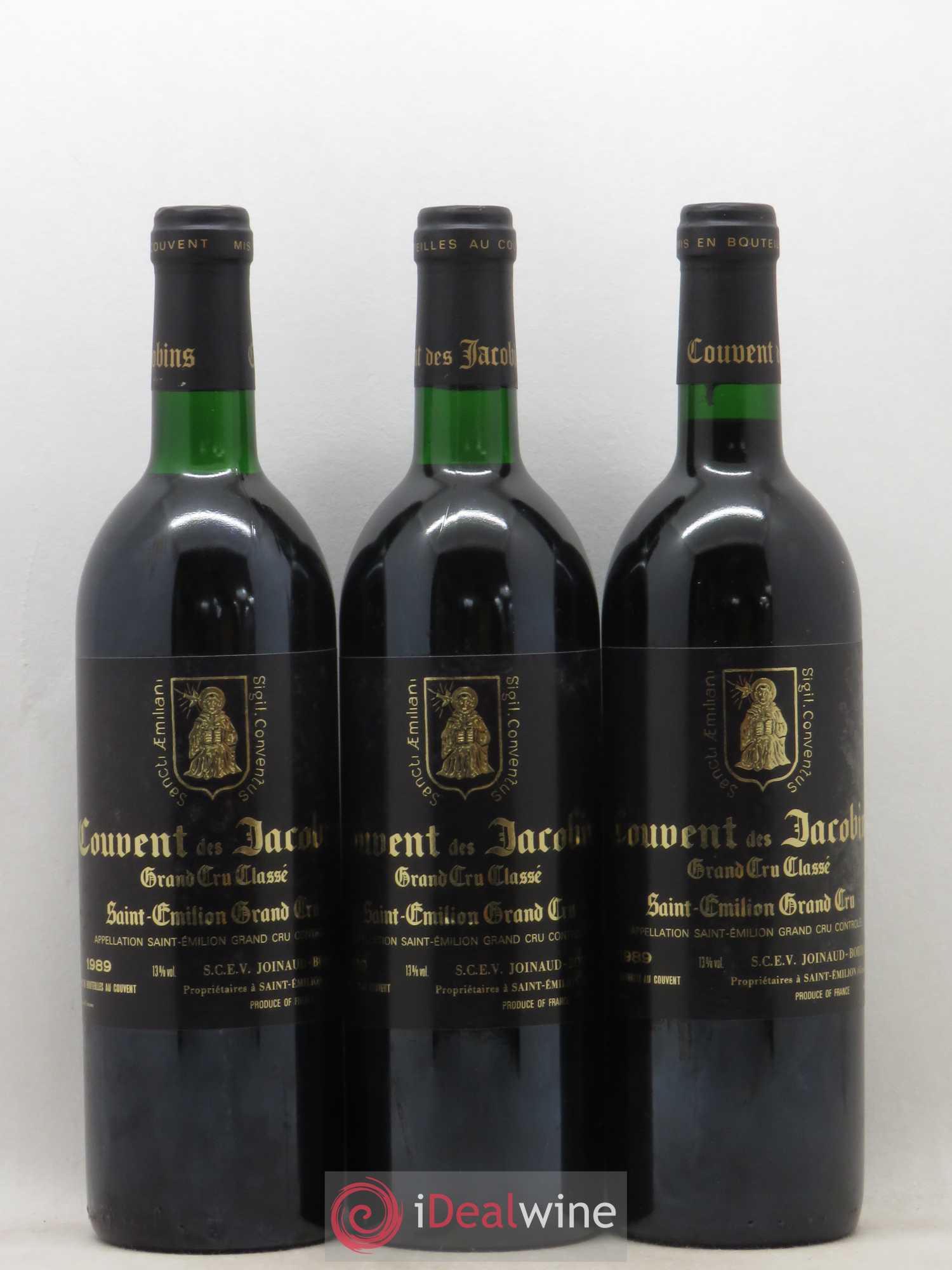 Château Couvent des Jacobins Grand Cru Classé 1989 - Lot de 12 bouteilles - 7