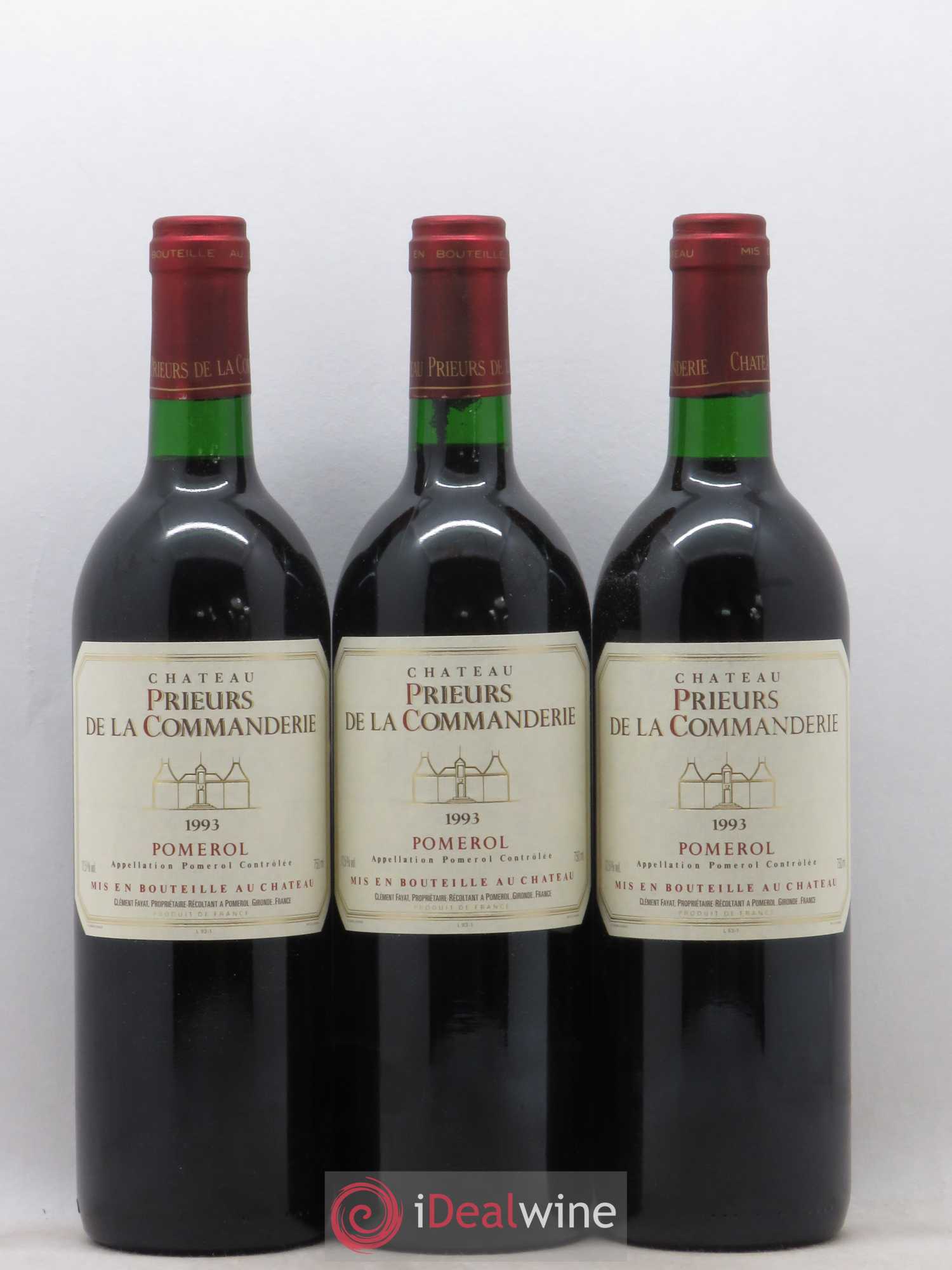 Pomerol Prieur de la Commanderie 1993 - Posten von 12 Flaschen - 4