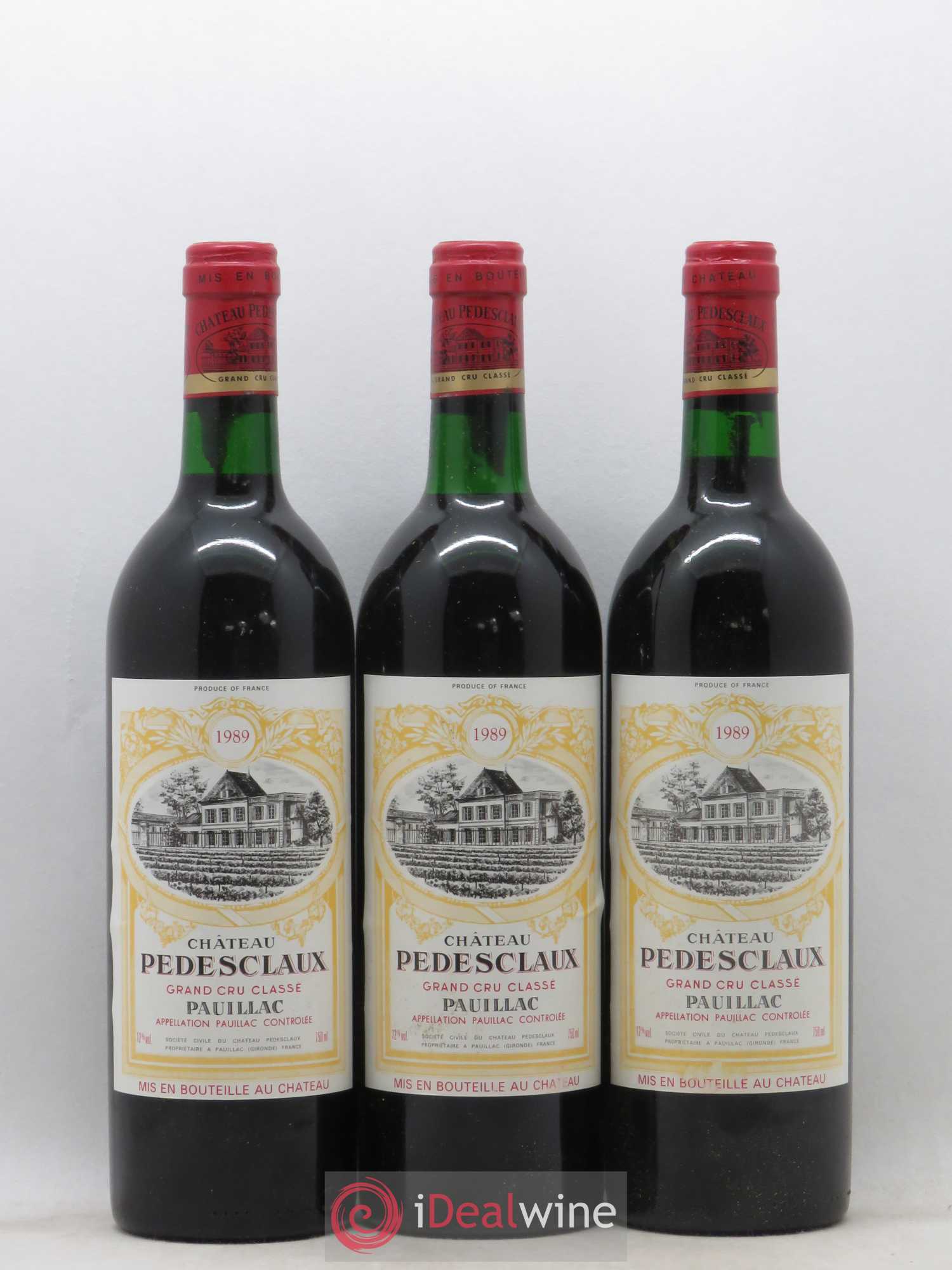 Château Pedesclaux 5ème Grand Cru Classé 1989 - Lot de 12 bouteilles - 1