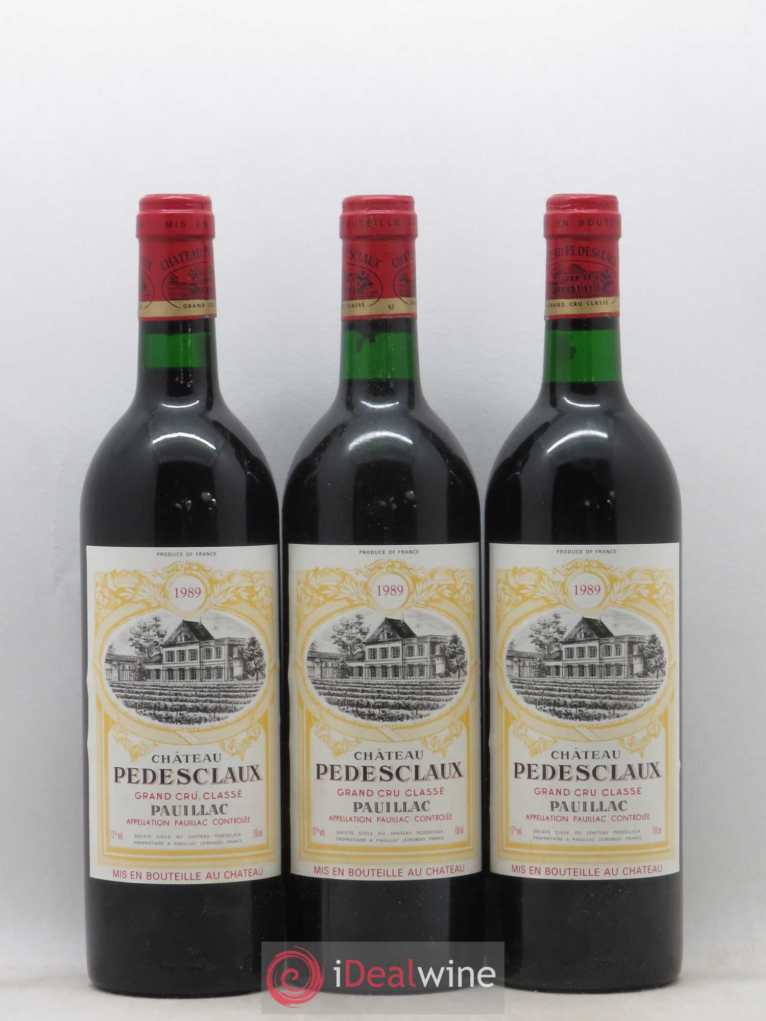 Château Pedesclaux 5ème Grand Cru Classé 1989 - Lot de 12 bouteilles - 2
