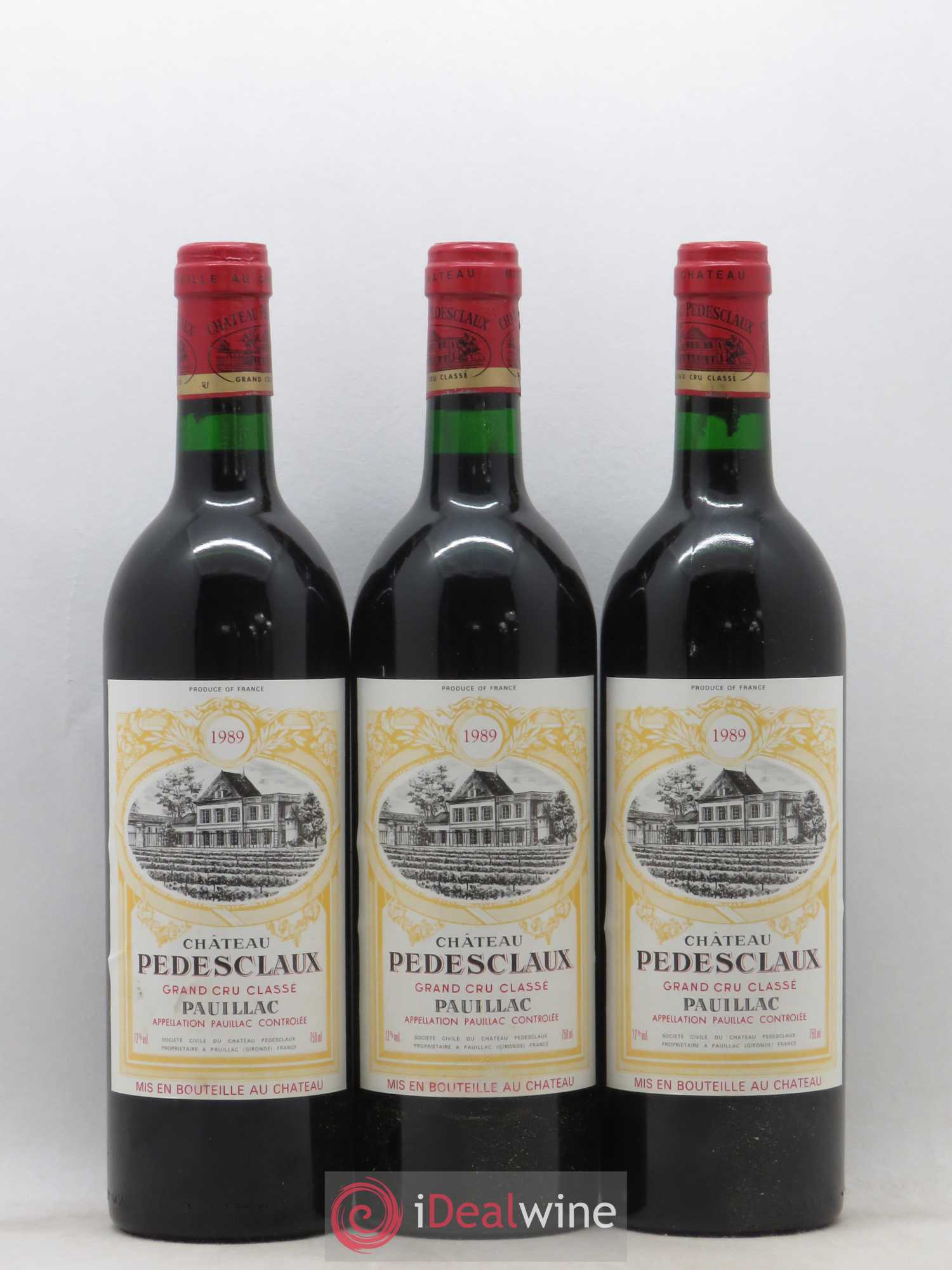 Château Pedesclaux 5ème Grand Cru Classé 1989 - Lot de 12 bouteilles - 3