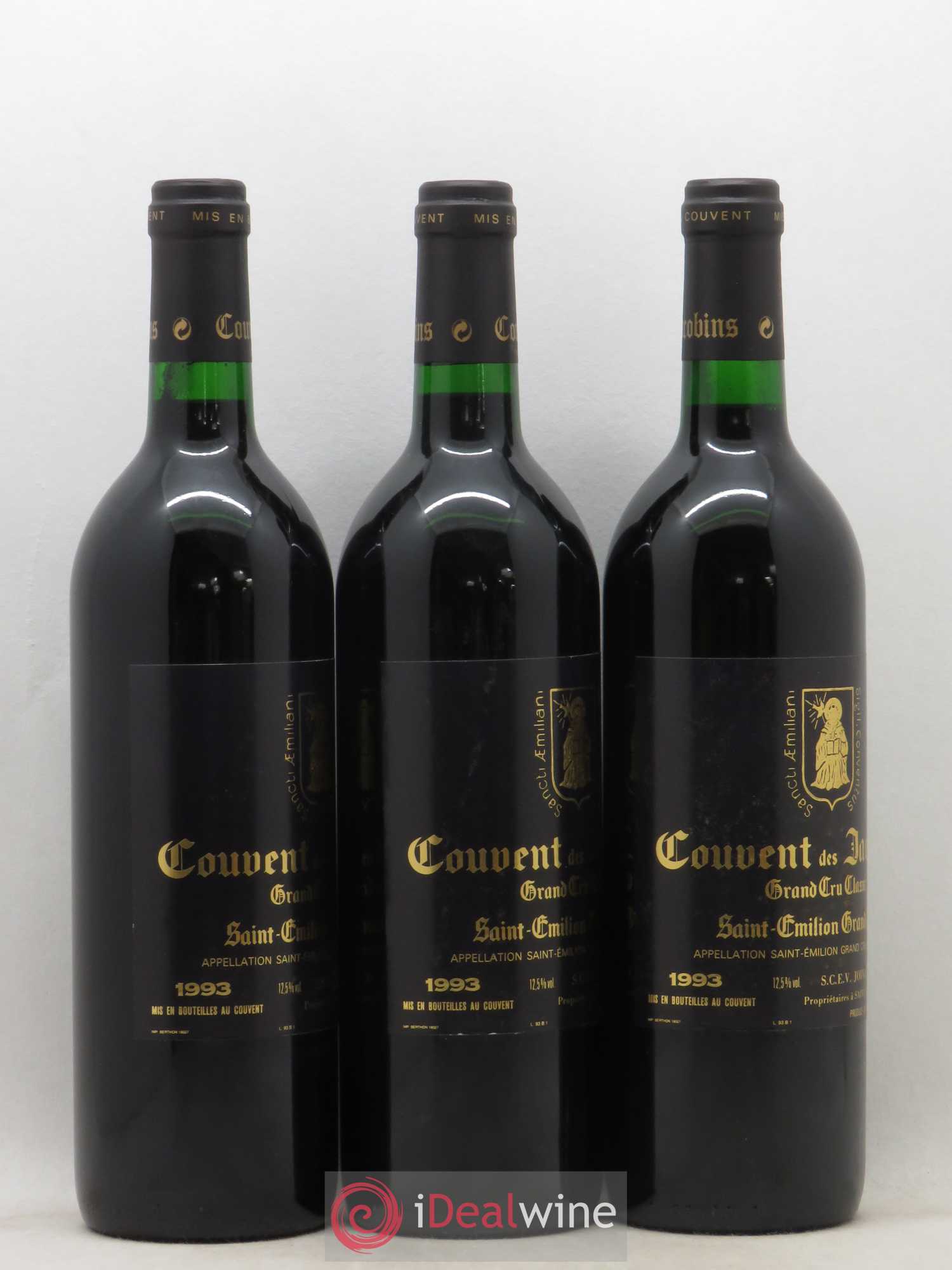 Château Couvent des Jacobins Grand Cru Classé 1993 - Lot of 12 bottles - 2