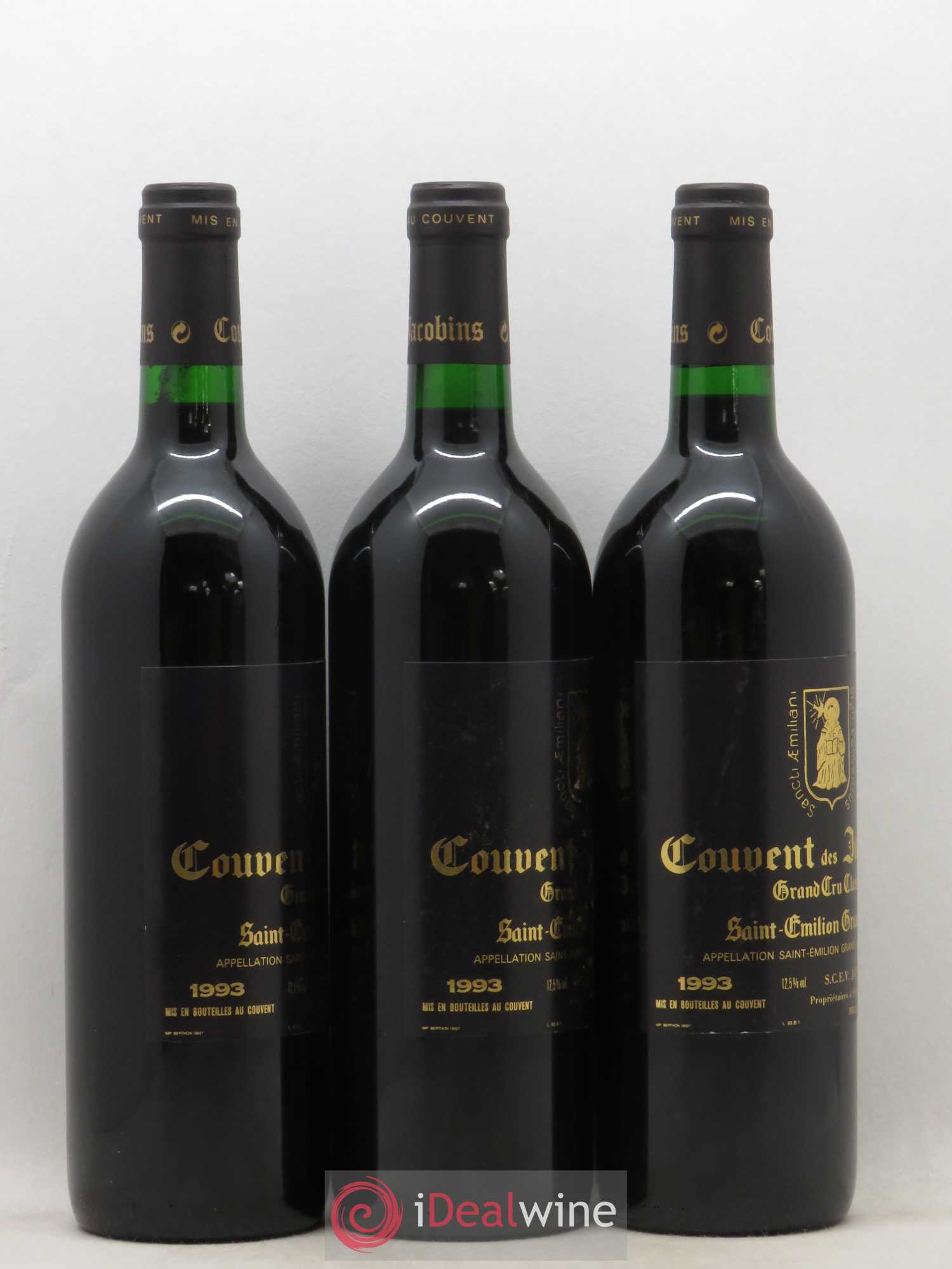 Château Couvent des Jacobins Grand Cru Classé 1993 - Lot of 12 bottles - 4