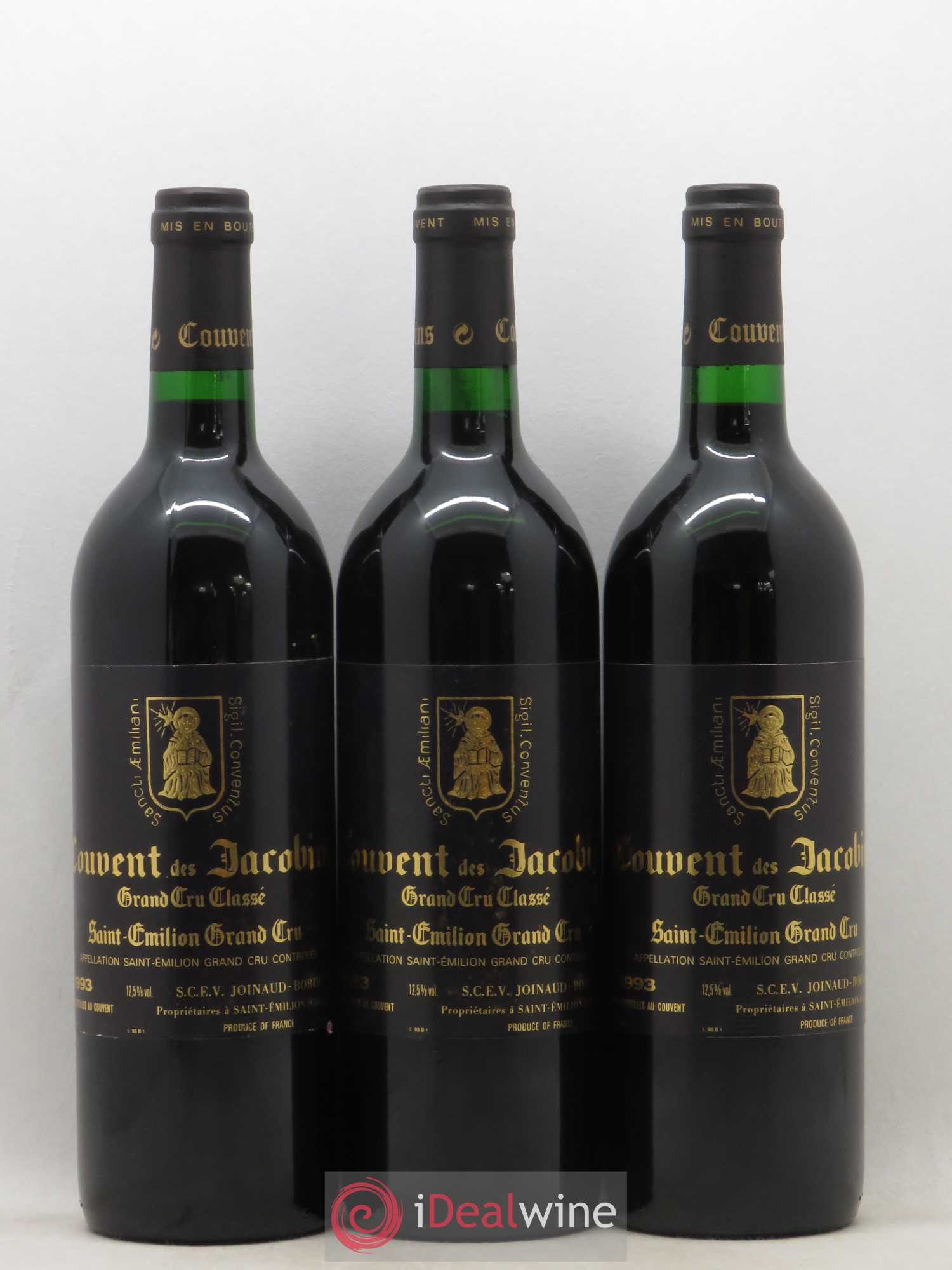 Château Couvent des Jacobins Grand Cru Classé 1993 - Lot of 12 bottles - 5