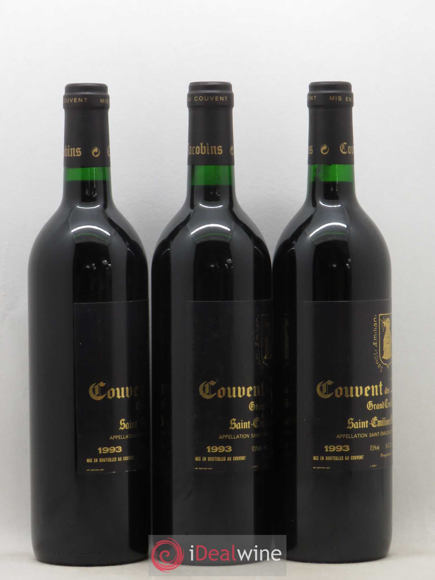 Château Couvent des Jacobins Grand Cru Classé 1993 - Lot of 12 bottles - 6