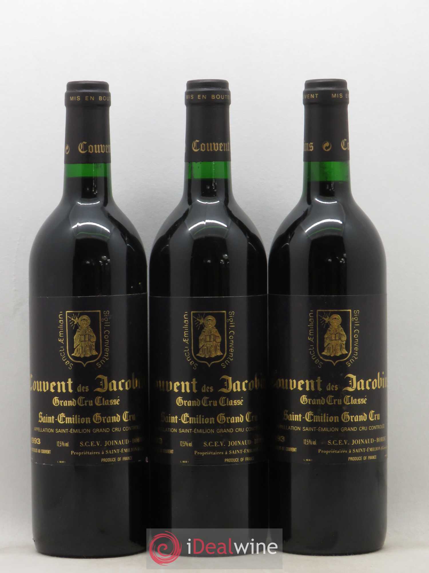 Château Couvent des Jacobins Grand Cru Classé 1993 - Lot of 12 bottles - 7