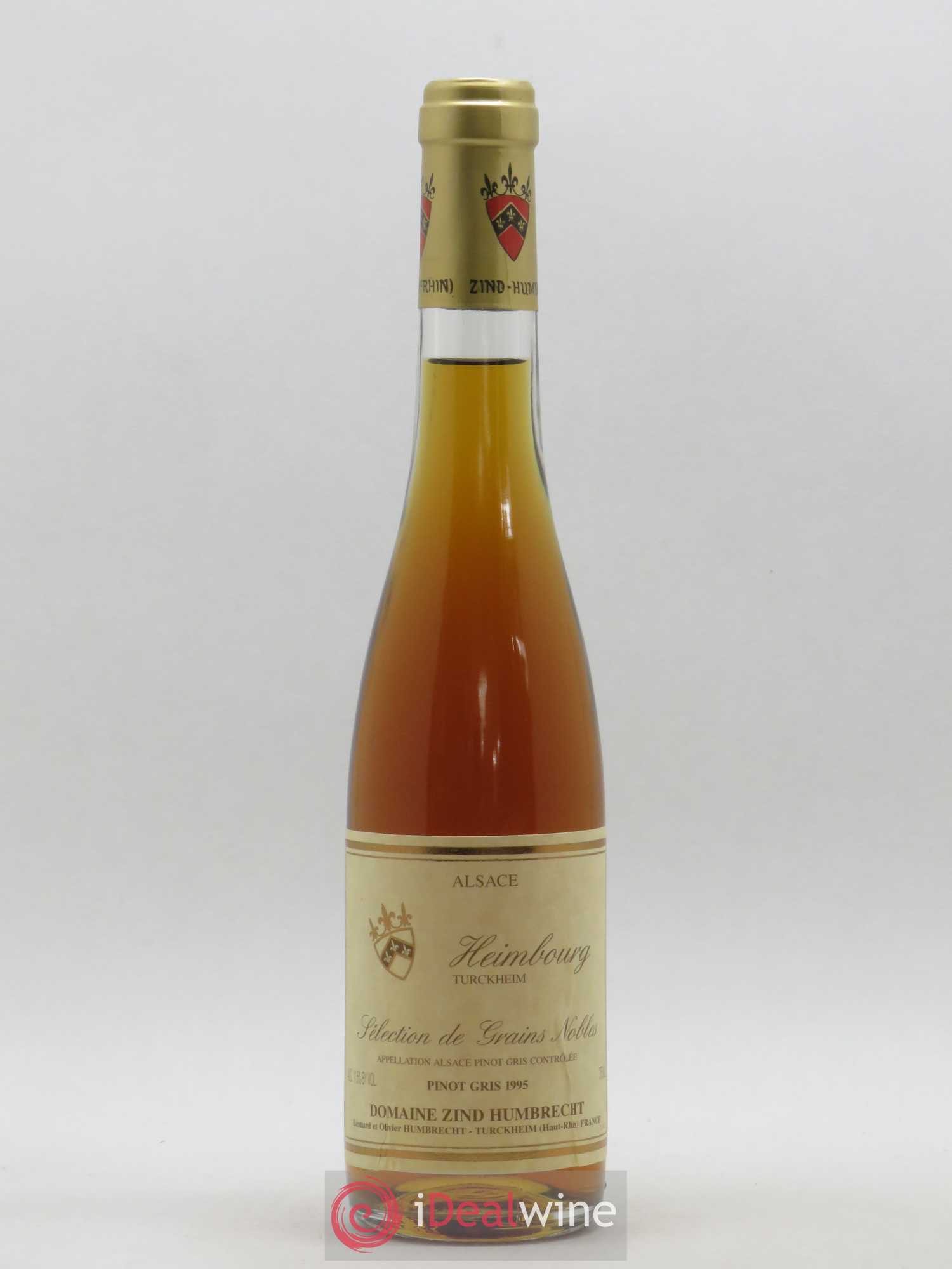 Pinot Gris (Tokay) Sélection de Grains Nobles Heimbourg Zind-Humbrecht 1995 - Posten von 1 Demi-Flasche - 0