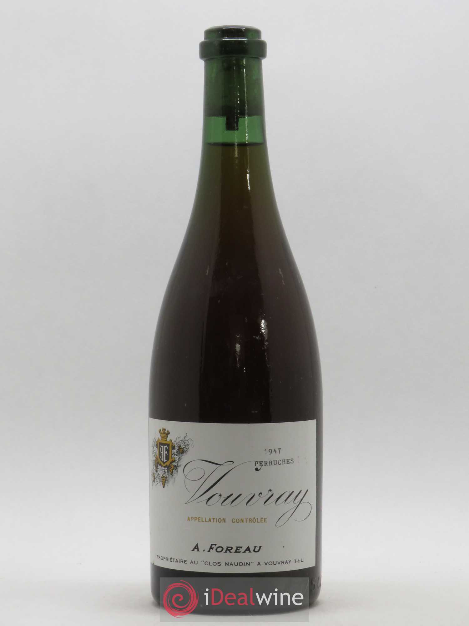 Vouvray Perruches Clos Naudin 1947 - Posten von 1 Flasche - 0