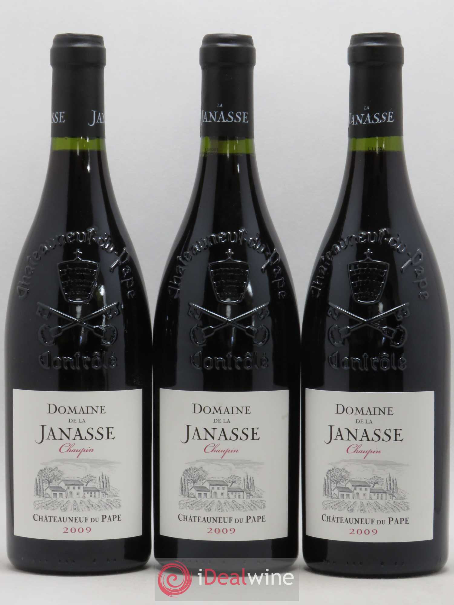 Châteauneuf-du-Pape Cuvée Chaupin La Janasse (Domaine de) 2009 - Lot de 3 bouteilles - 0