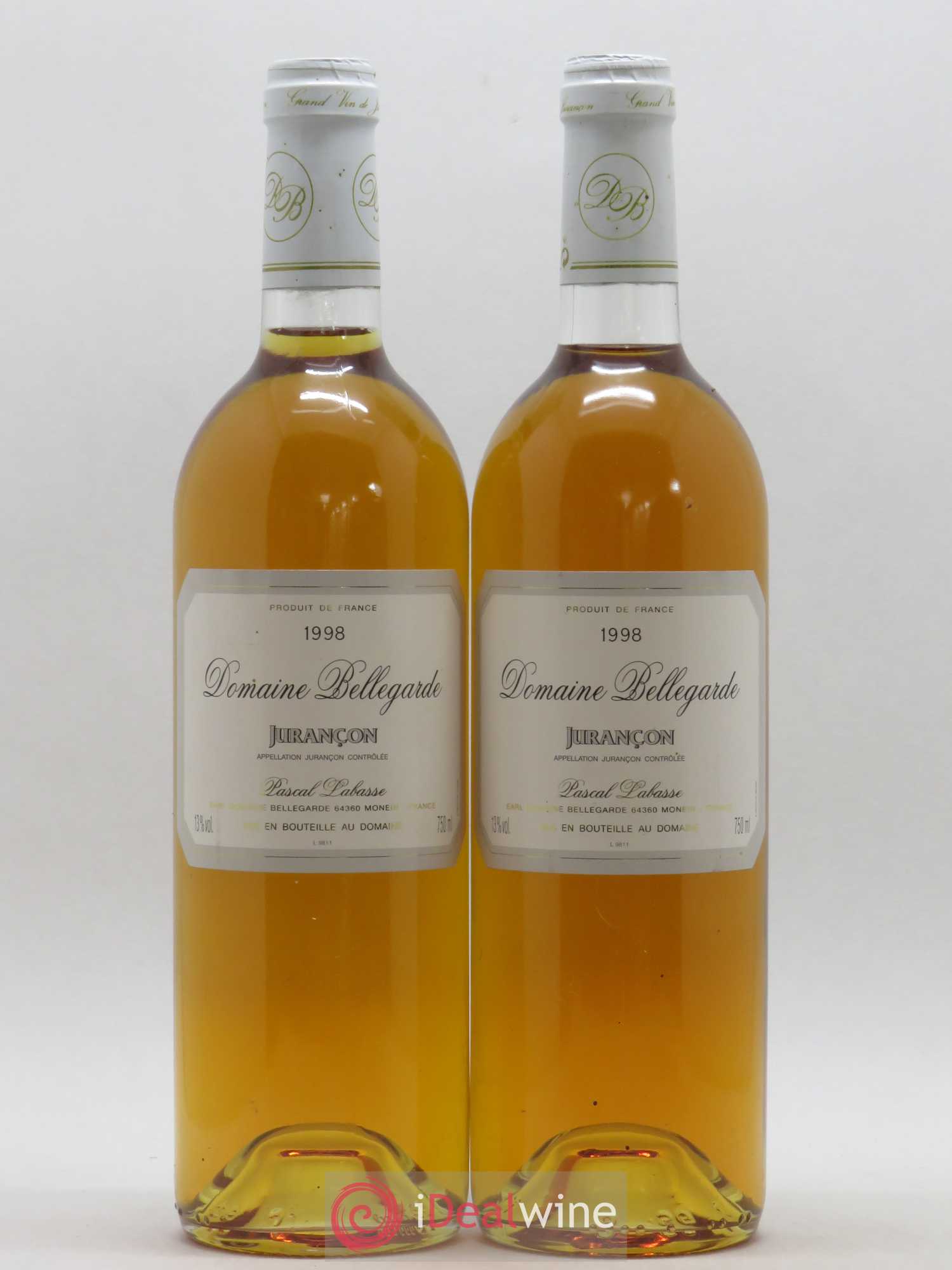 Jurançon Bellegarde 1998 - Lotto di 2 bottiglie - 0