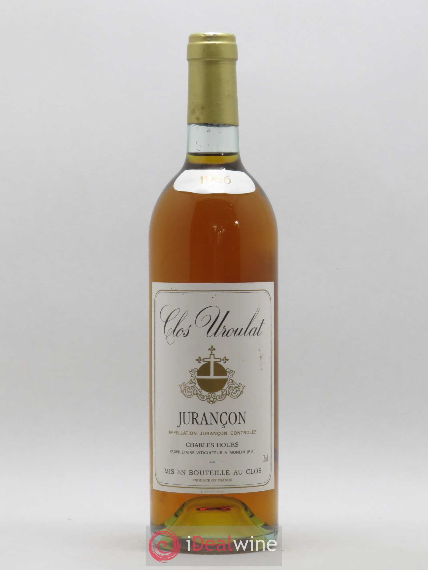 Jurançon Clos Uroulat 1986 - Posten von 1 Flasche - 0