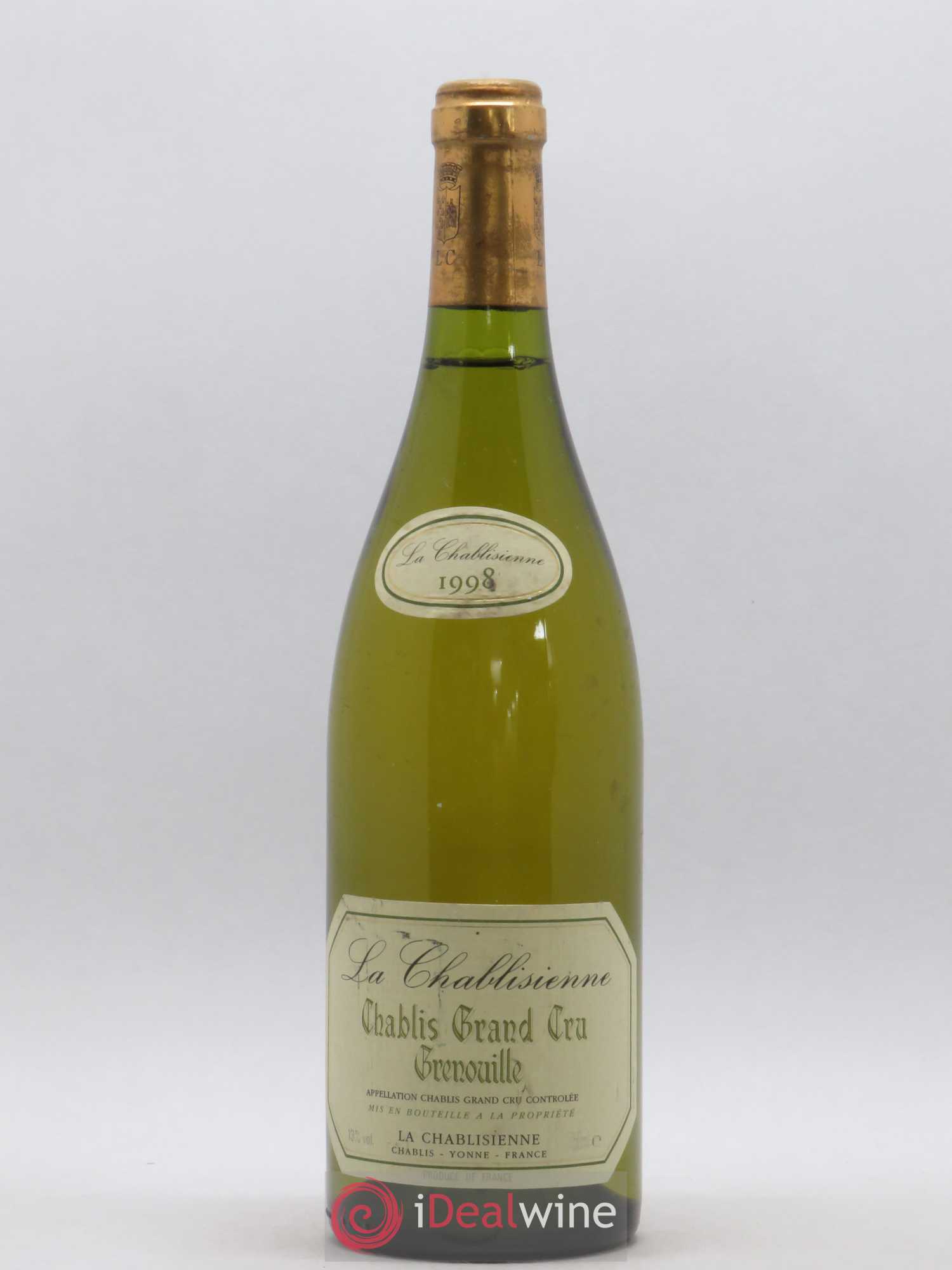 Chablis Grand Cru Grenouilles Château Grenouille - La Chablisienne (sans prix de réserve) 1998 - Lot de 1 bouteille - 0