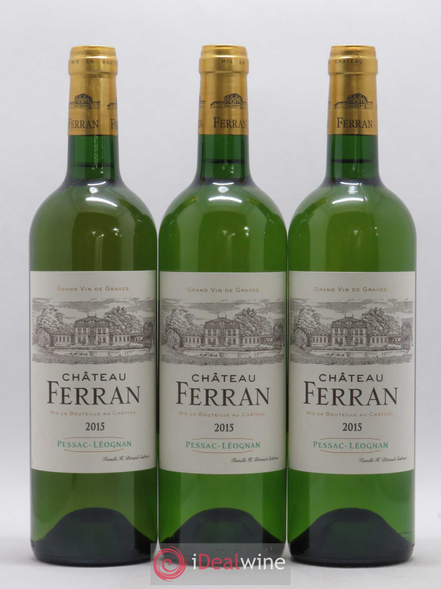 Pessac-Léognan Château Ferran 2015 - Lot de 3 bouteilles - 0