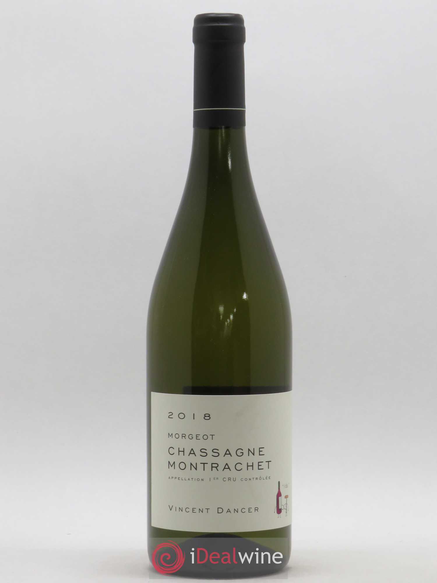 Chassagne-Montrachet 1er Cru Morgeot Vincent Dancer 2018 - Lot de 1 bouteille - 0