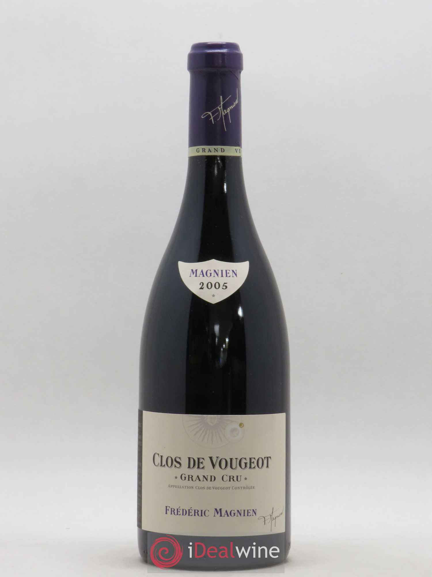 Clos de Vougeot Grand Cru Frédéric Magnien 2005 - Lot de 1 bouteille - 0
