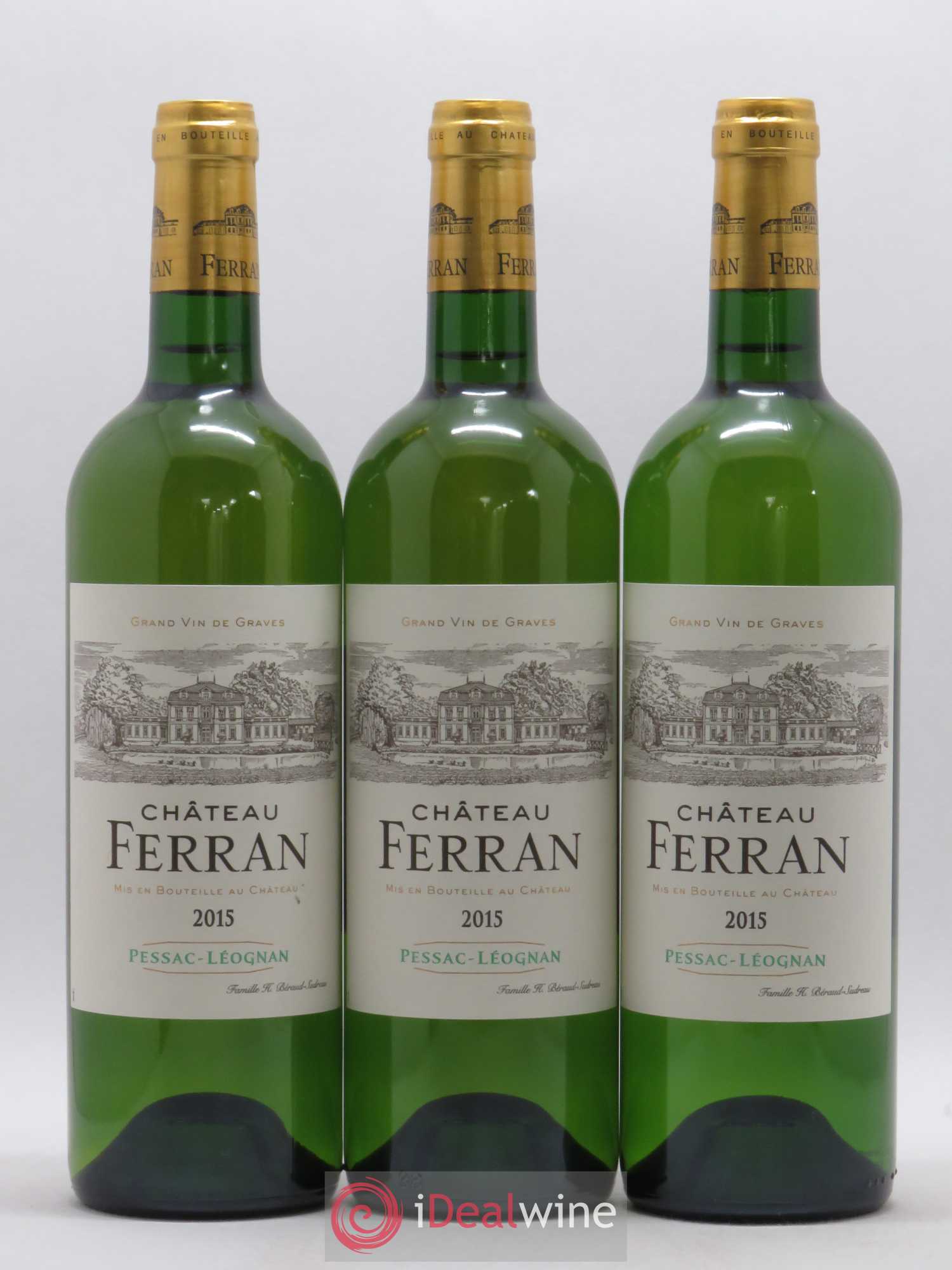 Pessac-Léognan Château Ferran 2015 - Lot de 3 bouteilles - 0