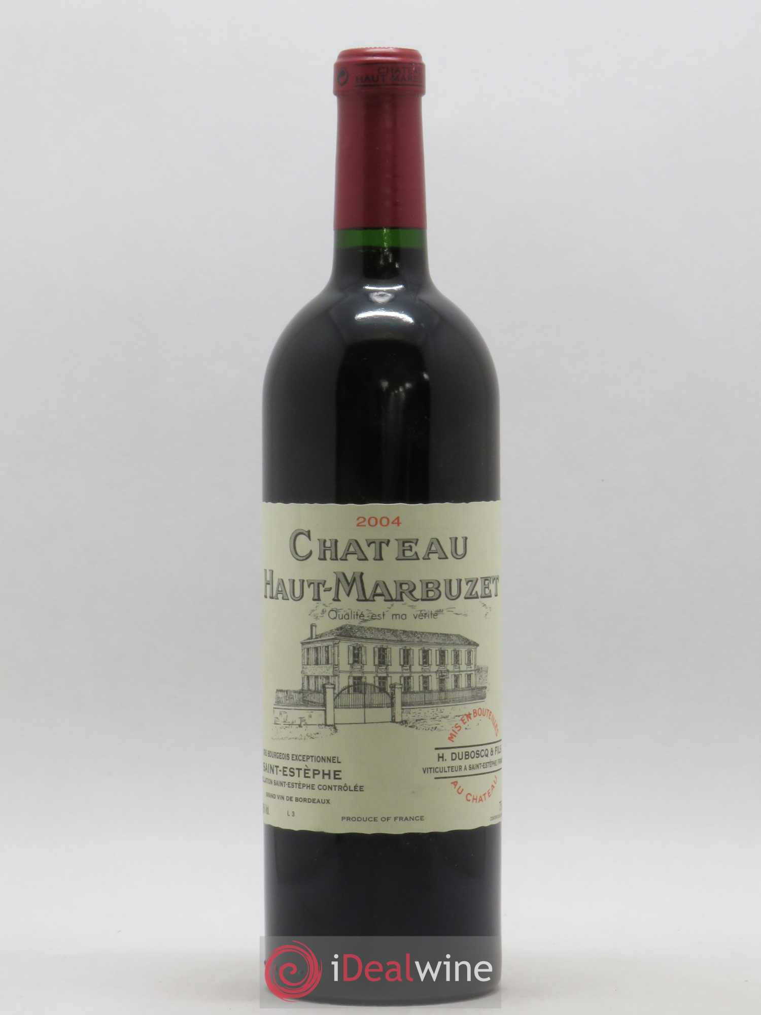 Château Haut Marbuzet 2004 - Lot de 1 bouteille - 0