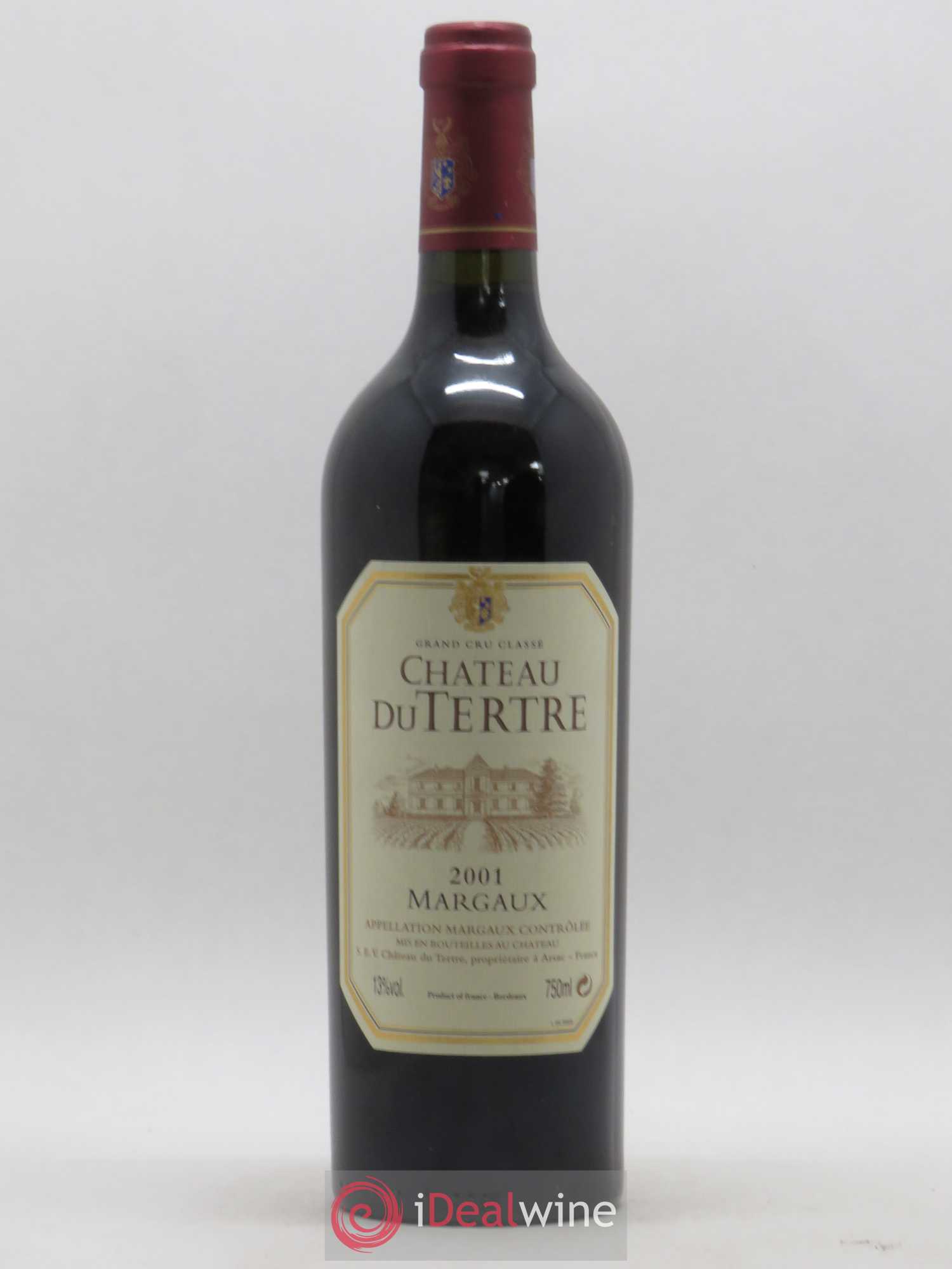 Château du Tertre 5ème Grand Cru Classé 2001 - Lot de 1 bouteille - 0